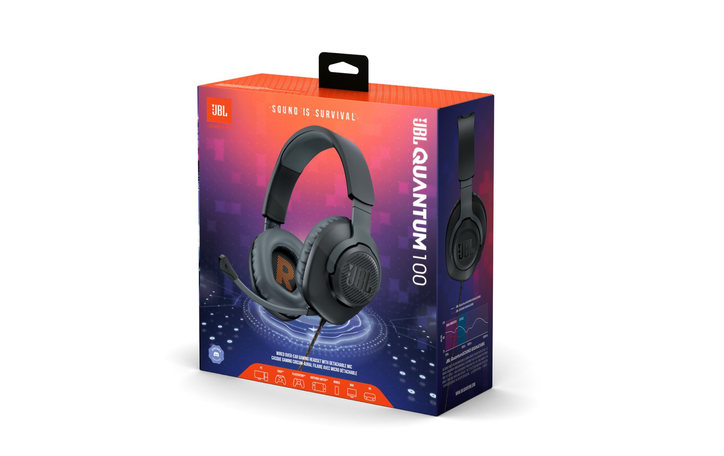 JBL Headset »JBL Headset Quantum 100 Weiss«