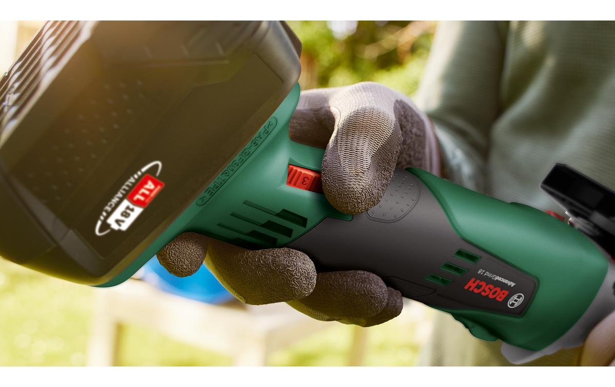 BOSCH Akku-Winkelschleifer »Advanced Grind 18 + SystemBox«