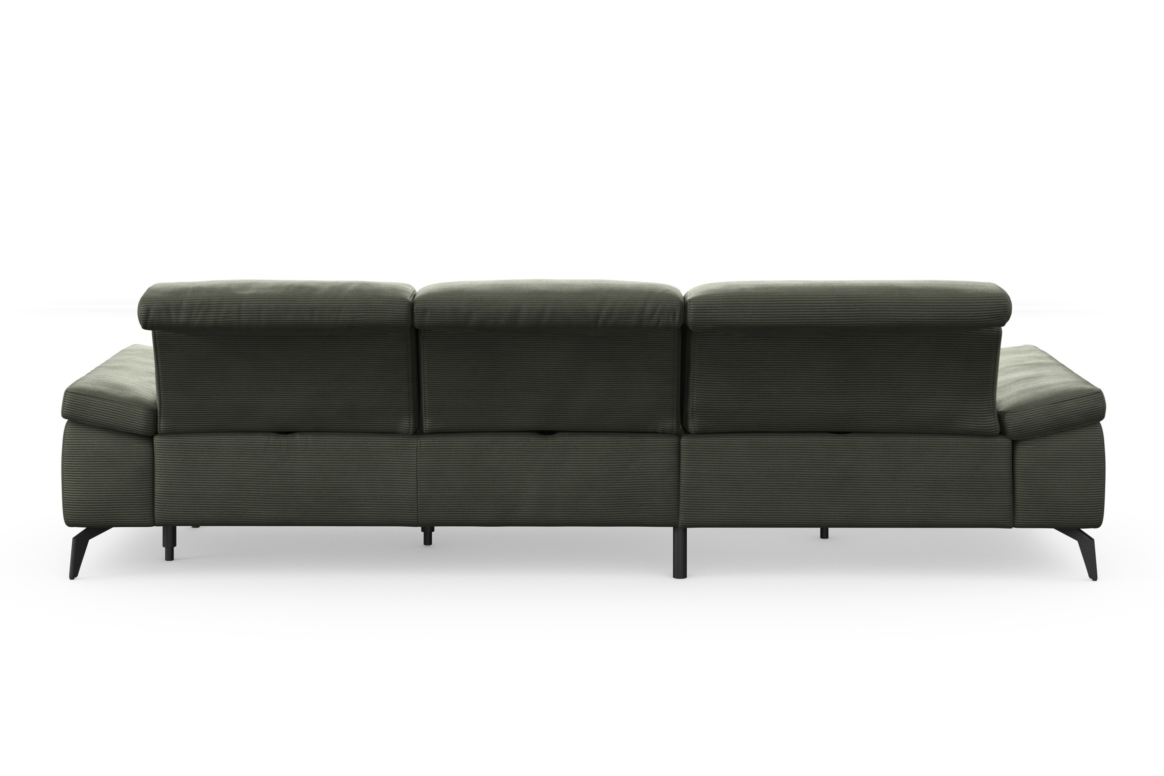 sit&more Ecksofa »Cabana L-Form«, Recamiere, wahlweise mit Sitztiefen-, Armlehnen- und Kopfteilfunktion