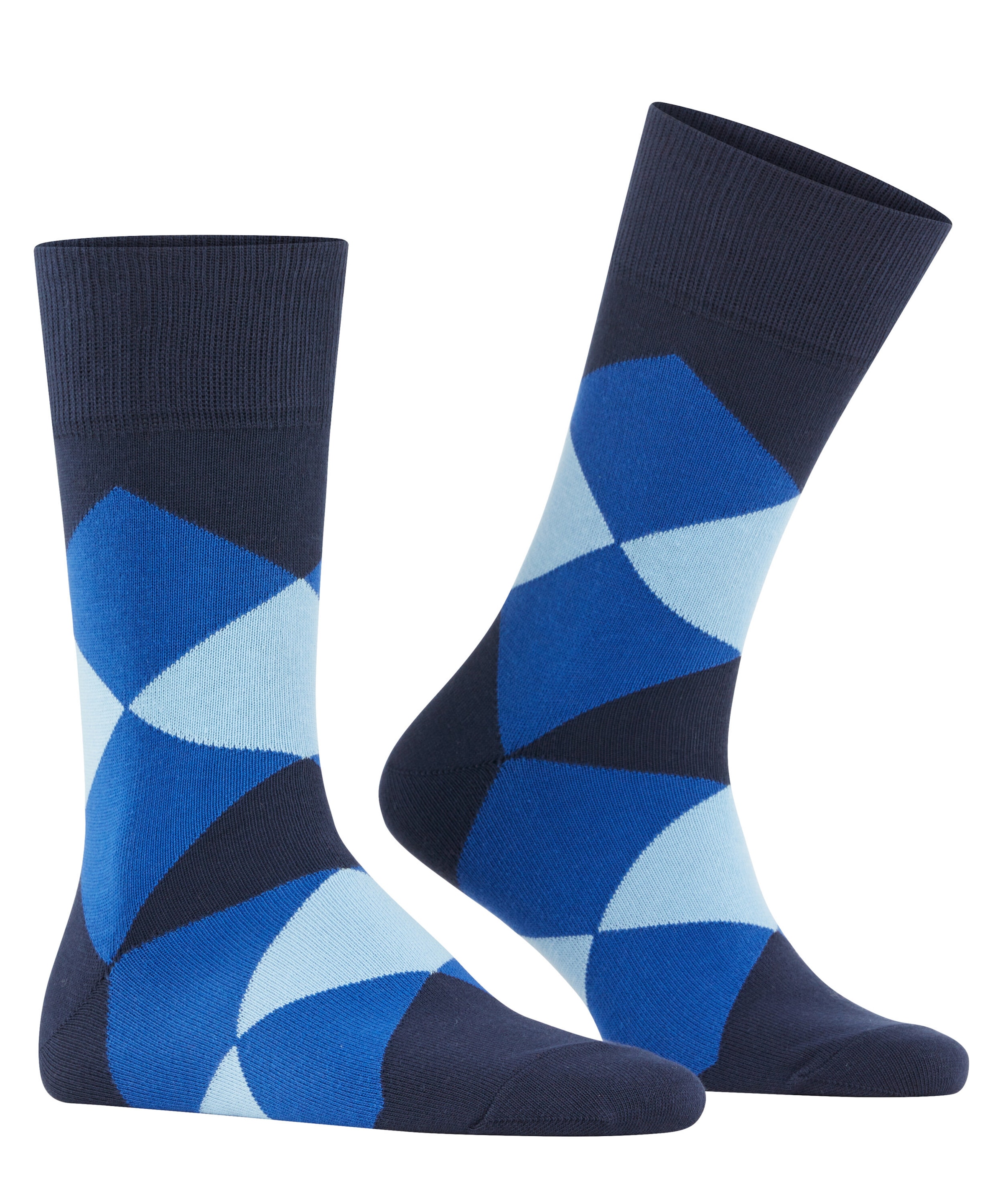 Burlington Socken »Clyde« Einheitsgrösse 40-46, modernes Argyle-Muster, Burlington-Clip
