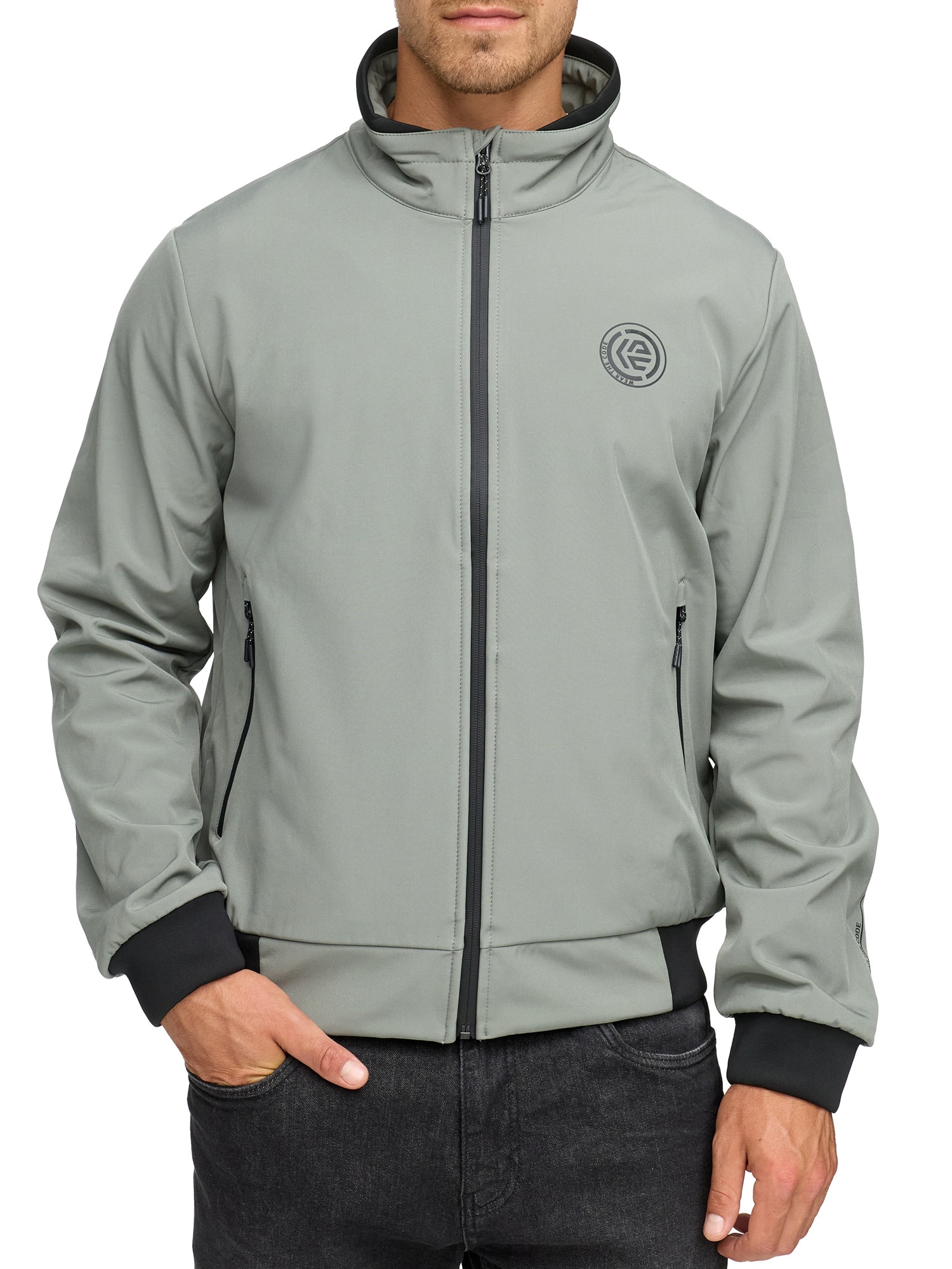 Indicode Veste softshell »INRoute Jacket« ohne Kapuze