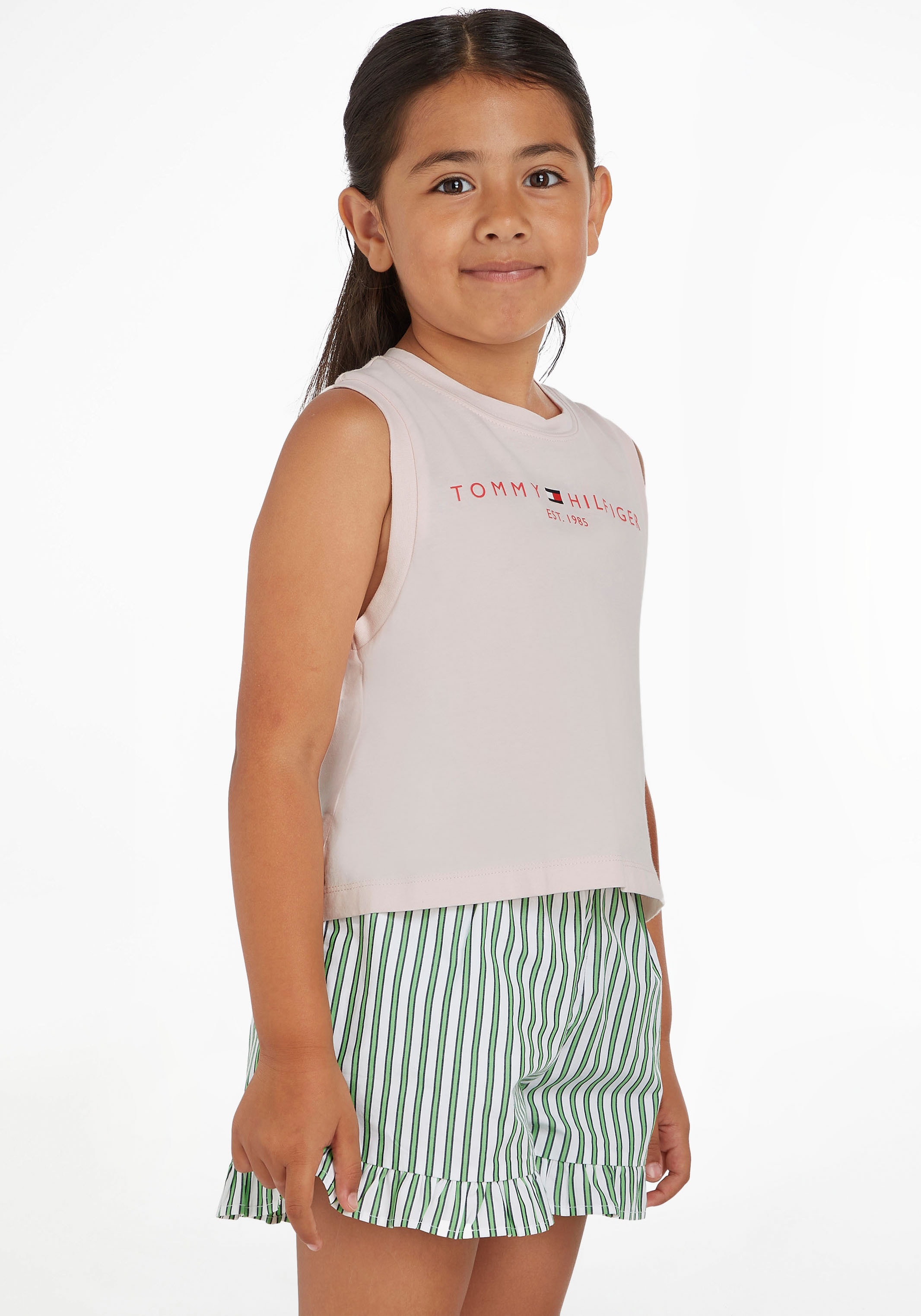 Modische Tommy Hilfiger T-Shirt »ESSENTIAL kaufen SLVSS«, Mindestbestellwert mit Logoschriftzug ohne TANKTOP