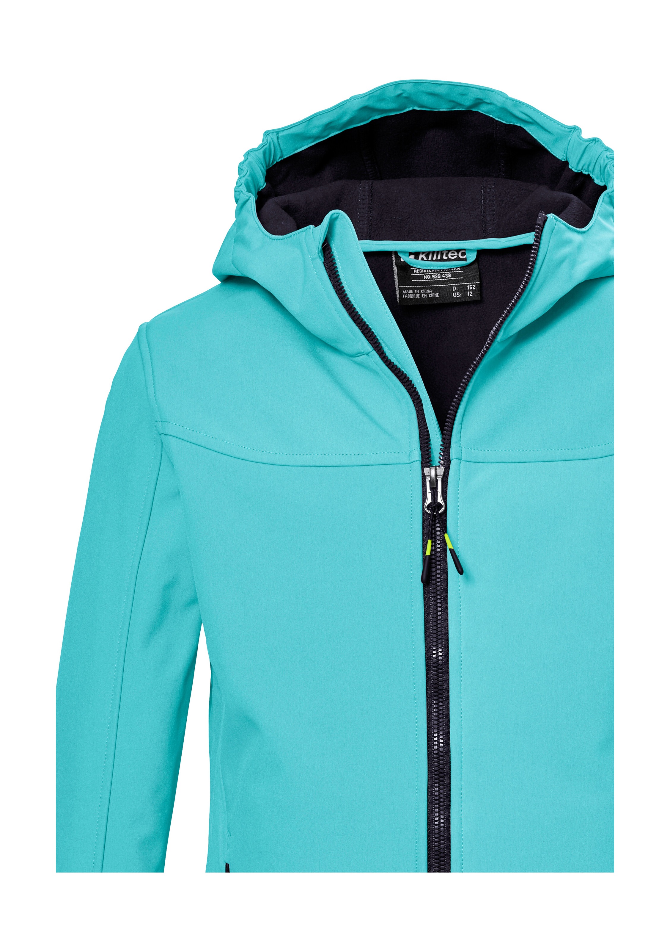 Killtec Softshelljacke »KOS 145 GRLS SFTSHLL JCKT«, Wind- und wasserabweisende Mädchenjacke, atmungsaktiver Mesh-Einsatz