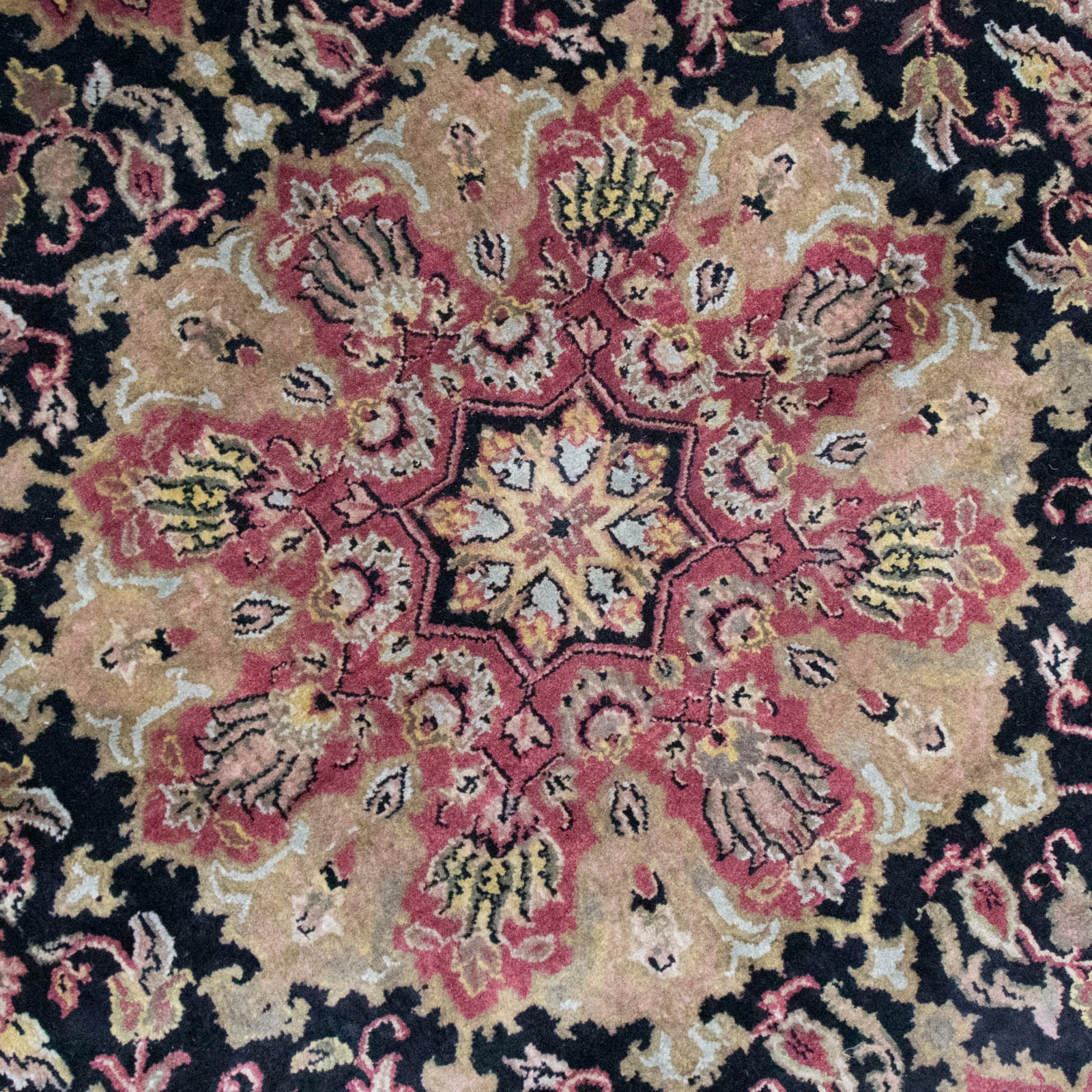 morgenland Wollteppich »Hochflor Teppich Sarai«, rund, 10 mm Höhe