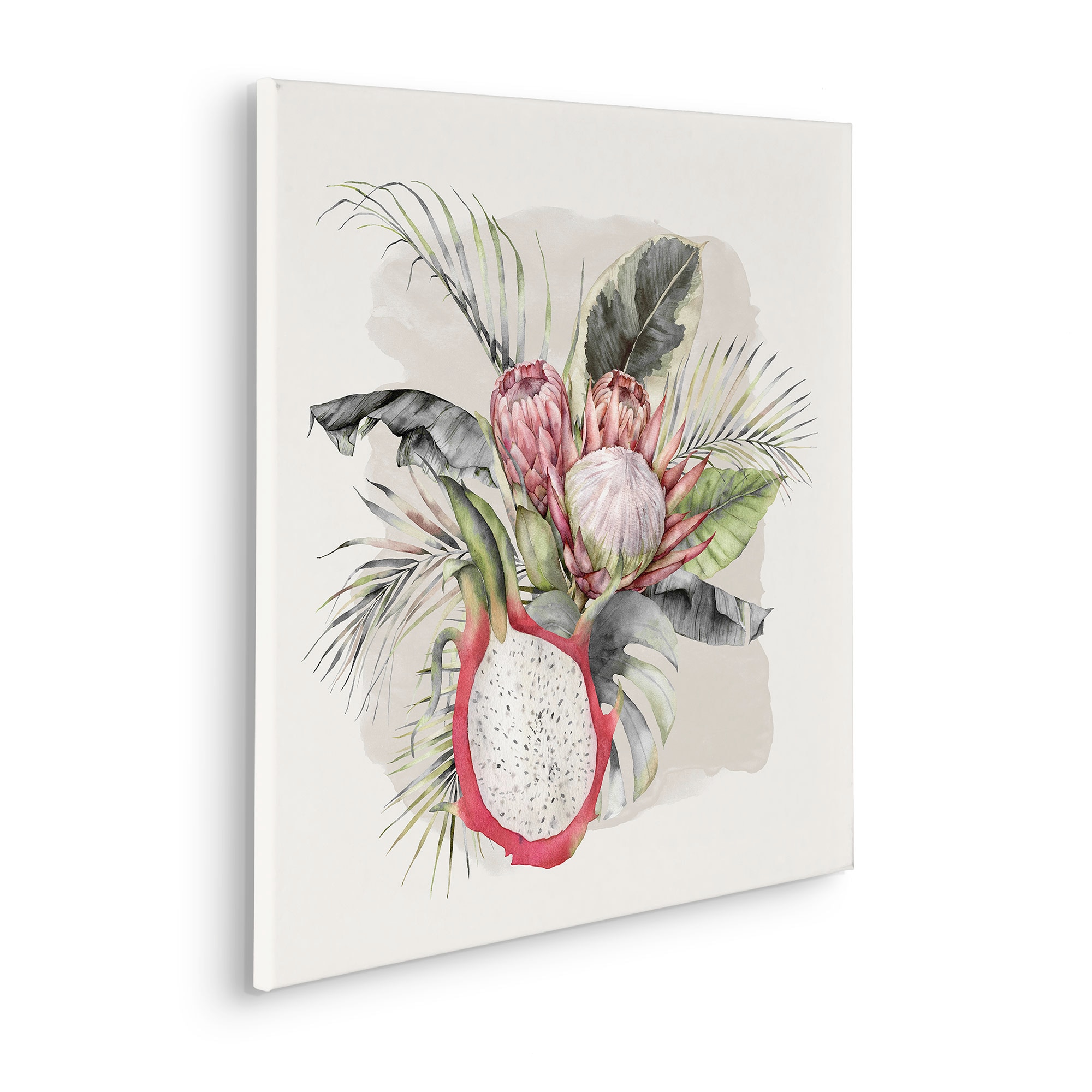 Komar Leinwandbild »Sweet Pitaya - Grösse 60 x 60 cm«, Natur, (1 St.), Keilrahmenbild mi Echtholzrahmen