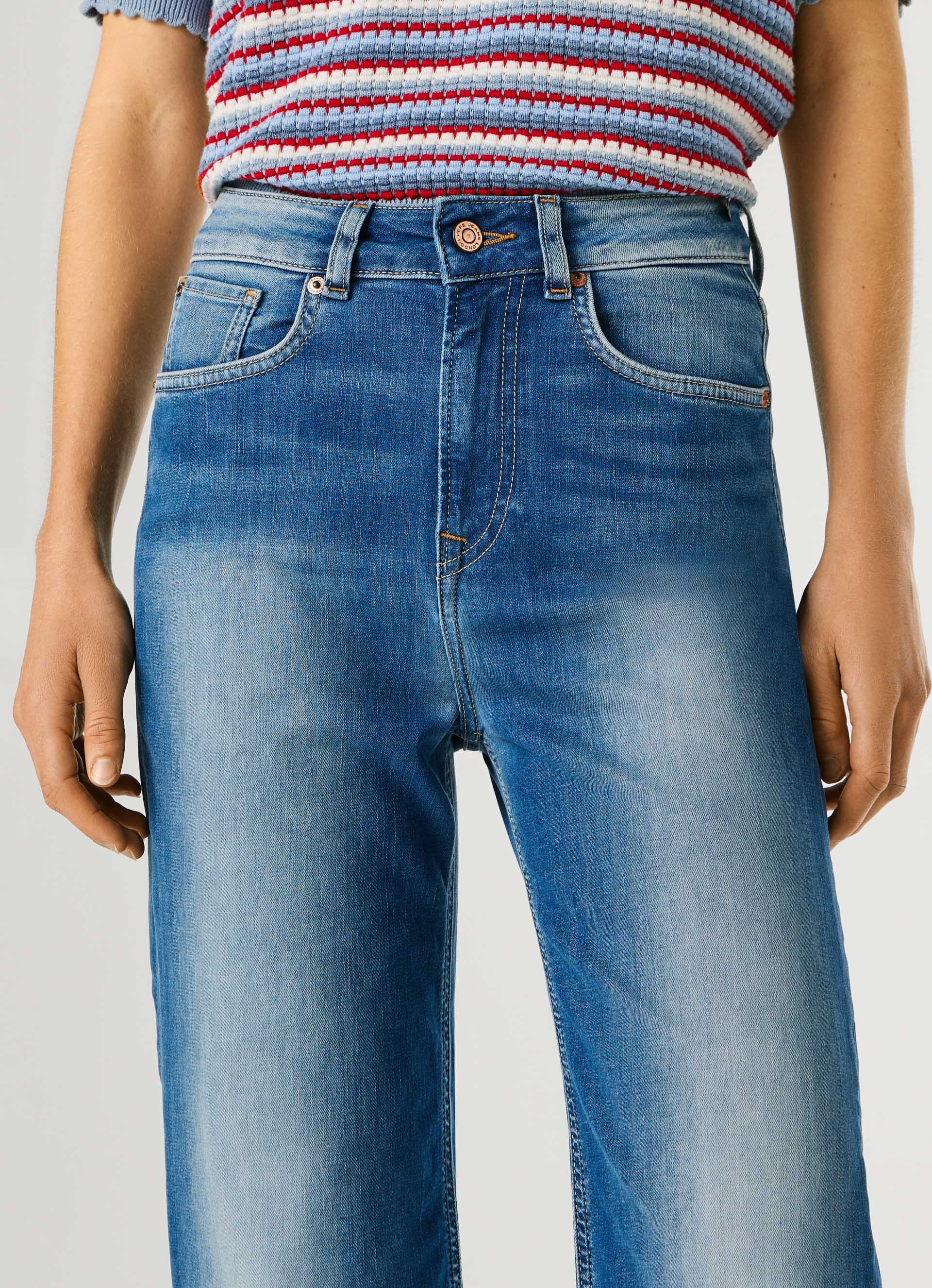 Pepe Jeans Jeans droit »UHW – Ultra High Waist« mit hohem Bund