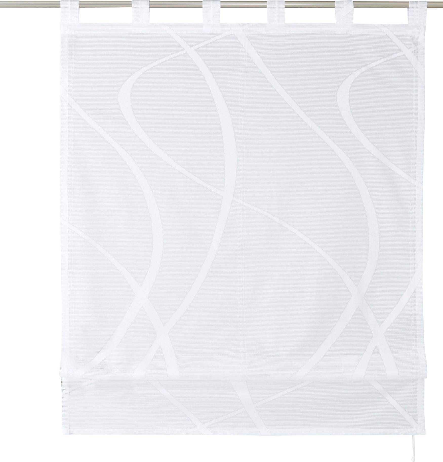 my home Raffrollo Schlaufen, mit jetzt klassische »Cellino«, kaufen Polyester Netzoptik, Transparent