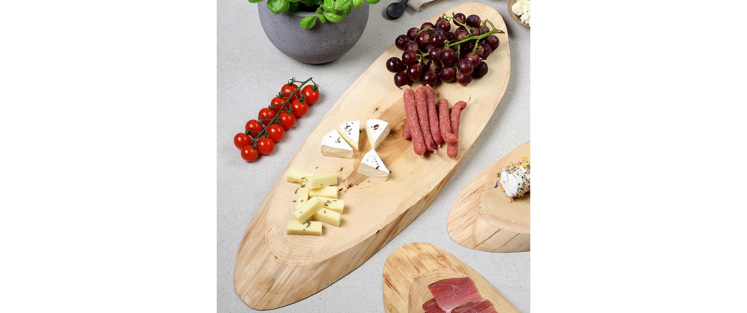 KESPER® Servierplatte »Kesper Rindenholzbrett «
