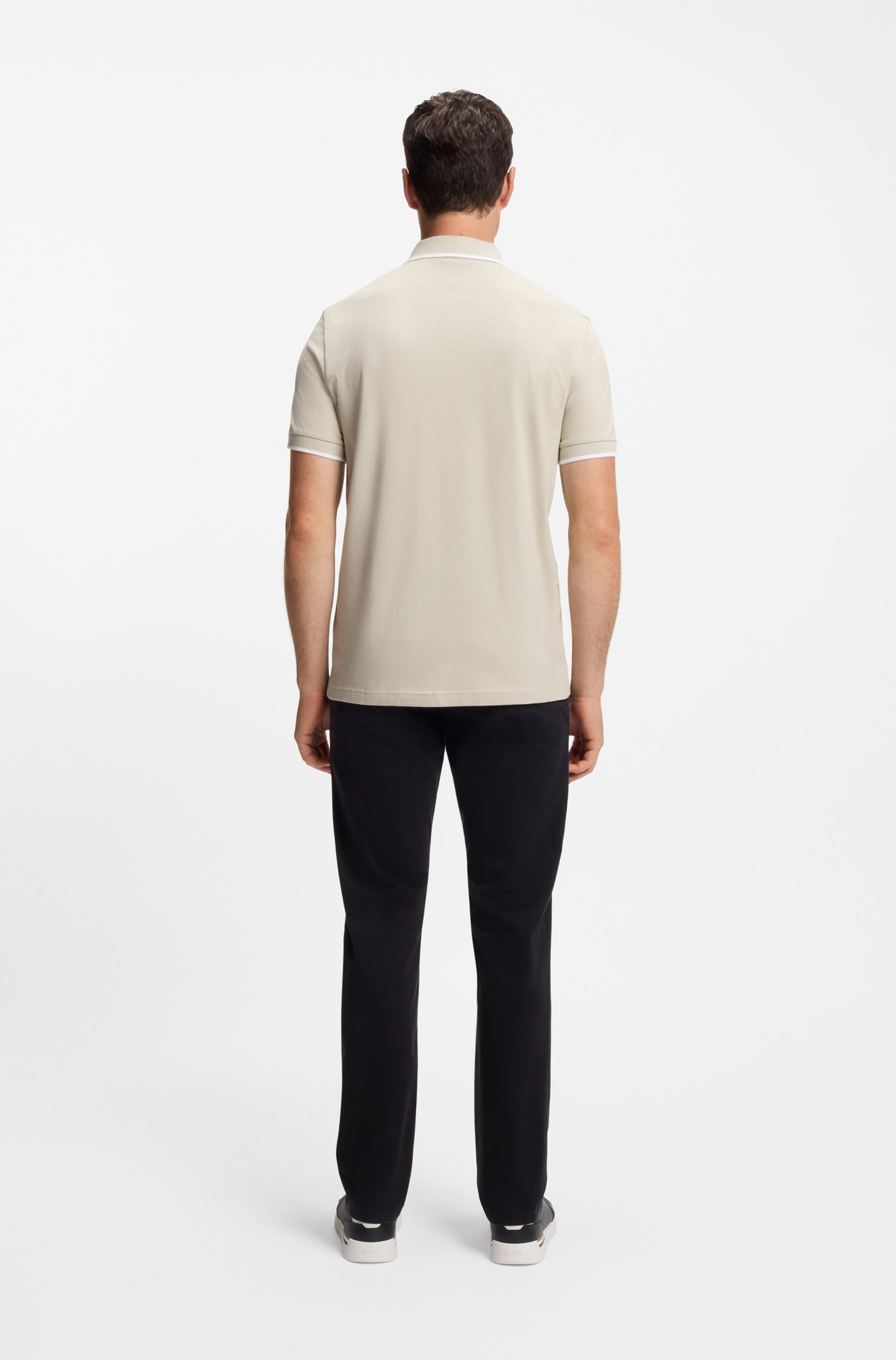 BOSS ORANGE Poloshirt »Passertip« mit BOSS Logo-Badge