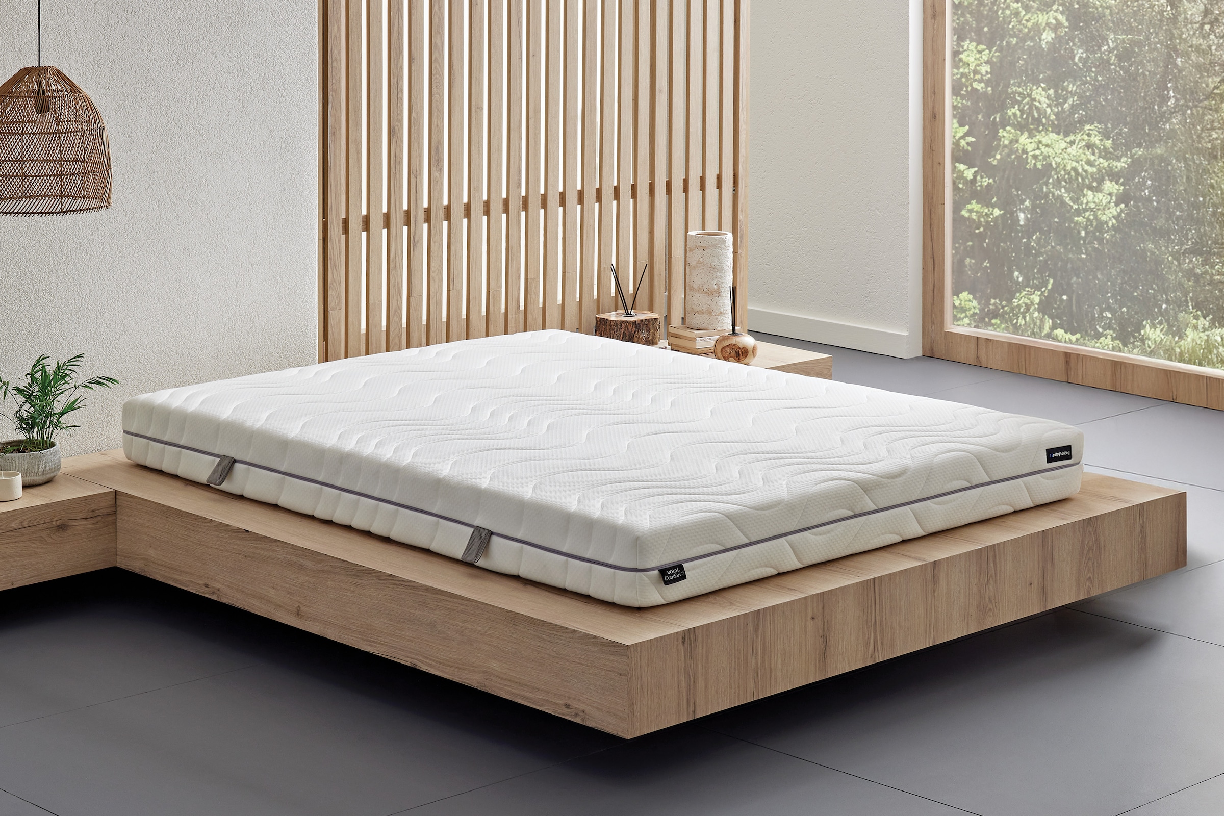 Image of Yatas Bedding Komfortschaummatratze "Royal Comfort 7 Slim, Matratze 90x200, 140x200 cm & weitere Grössen" 18 cm hoch Raumgewicht: 28 kg/m³ 1-tlg., 1 Stk. tlg. 7-Zonen, H3, wendbar ergonomisch, atmungsaktiv