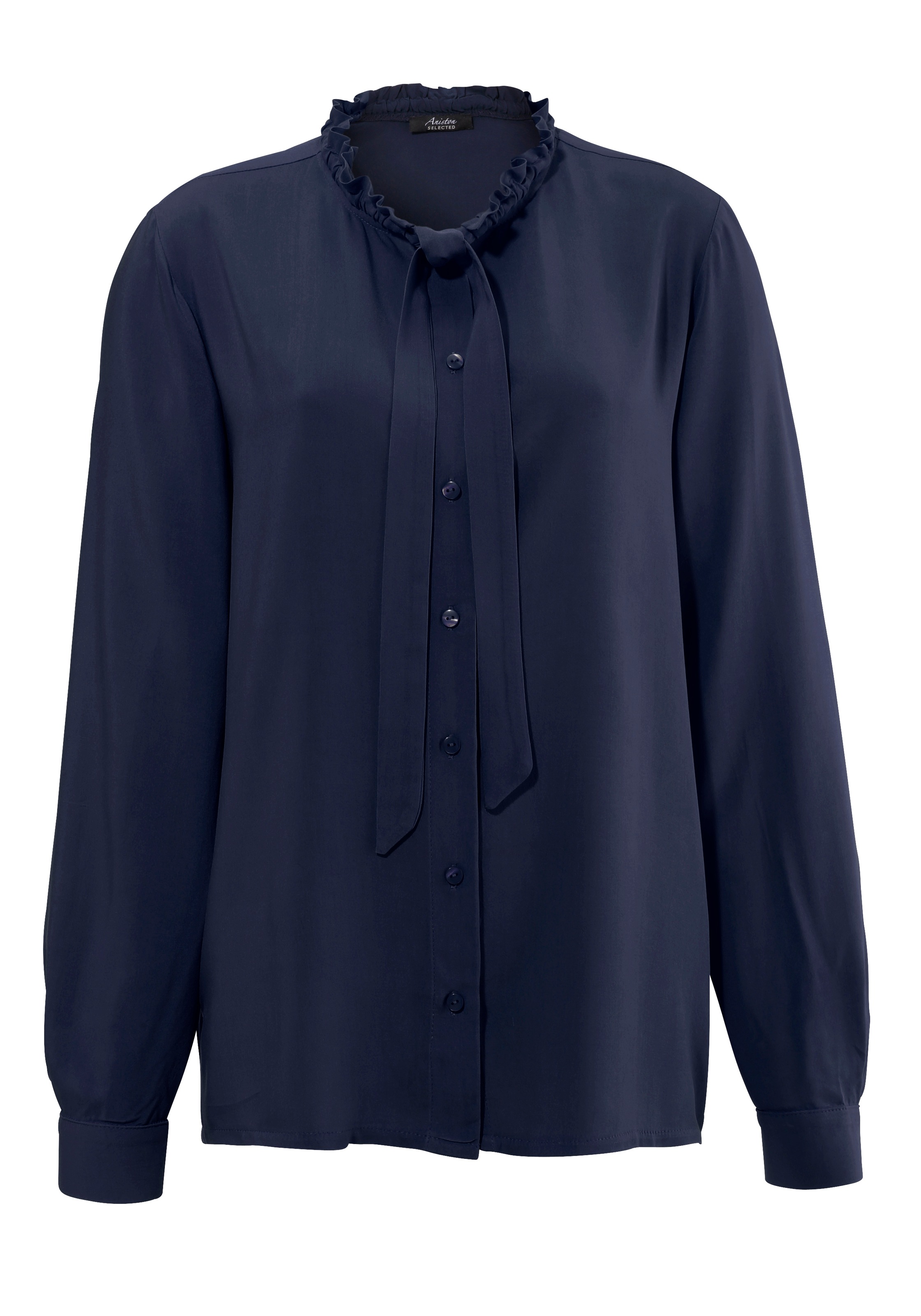 Aniston SELECTED Schluppenbluse, mit Rüschen - NEUE KOLLEKTION