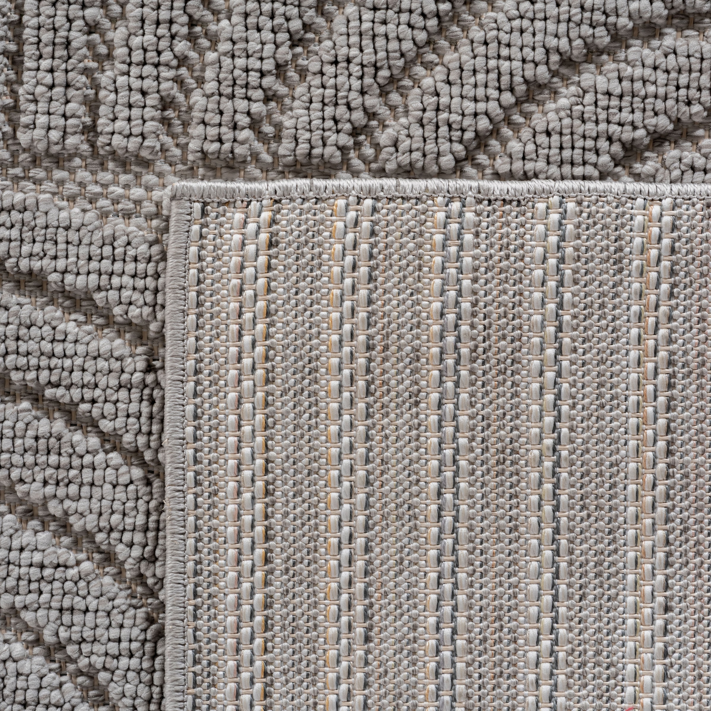Ayyildiz Teppiche Tapis »HELIX 2201  , auch als Läufer und Rund erhältlich« Rectangulaire 7 mm Höhe Effet 3D grâce à la technique de tissage cut-loop, aspect laine, bouclé, salon
