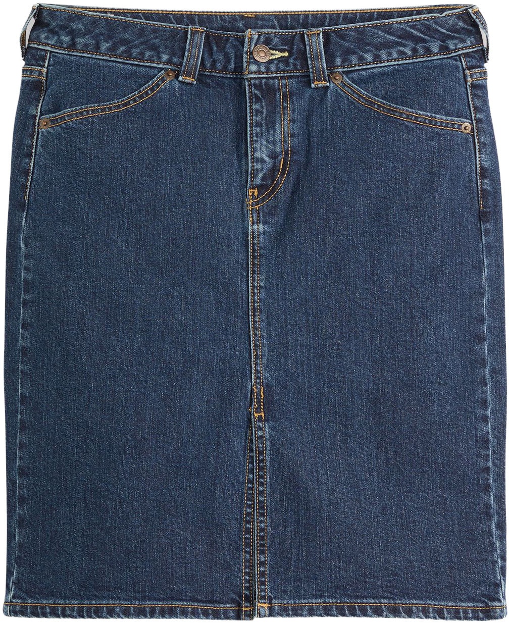 Levi's® Jeansrock »LOW MIDI SKIRT ME«, mit Schlitz für mehr Bewegungsfreiheit