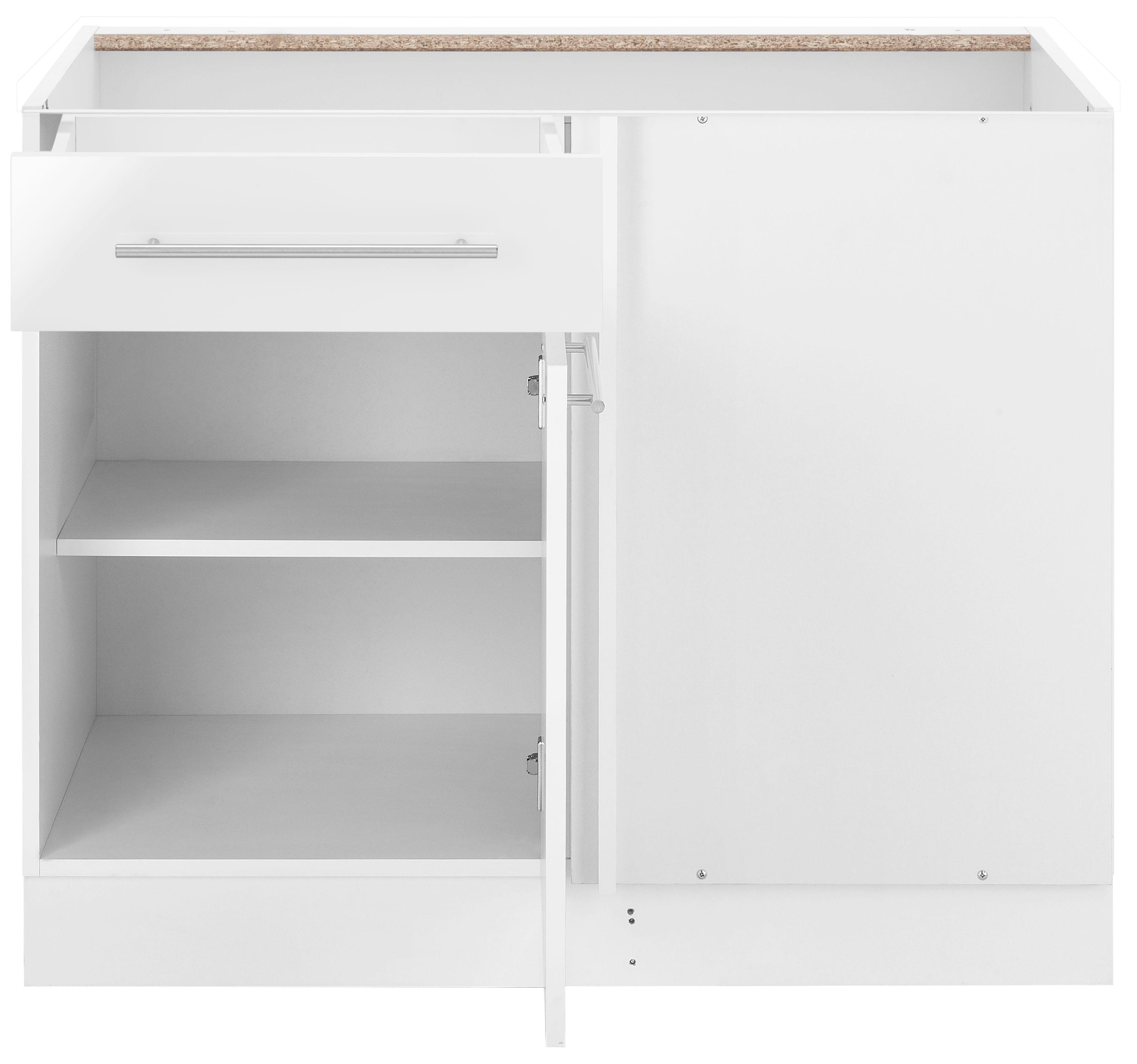 wiho Küchen Eckunterschrank »Flexi2«, Breite 100 cm, Planungsmass 110 cm, ohne Arbeitsplatte