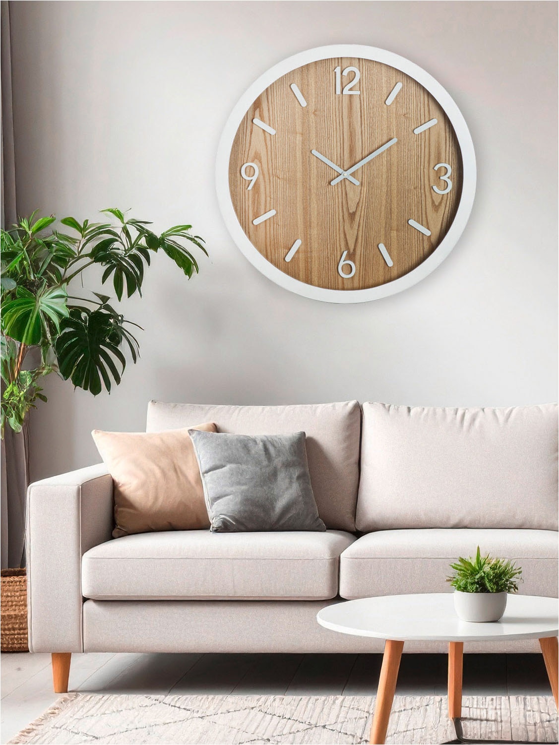 GILDE Wanduhr »Wanduhr rund Arlington«