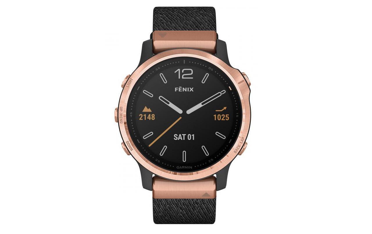 Garmin Smartwatch »Fenix 6S Sapphire Schwarz/Bronzefarben«