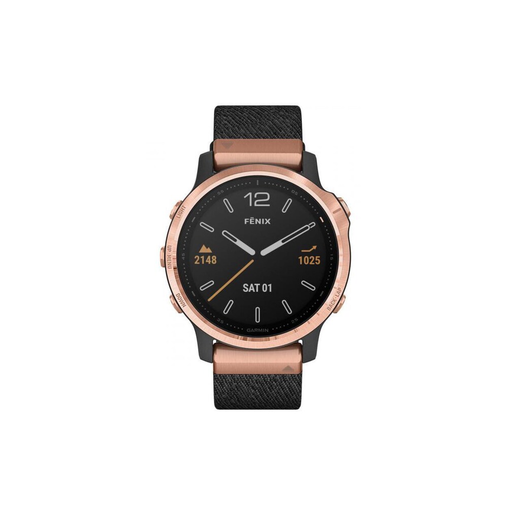 Garmin Smartwatch »Fenix 6S Sapphire Schwarz/Bronzefarben«