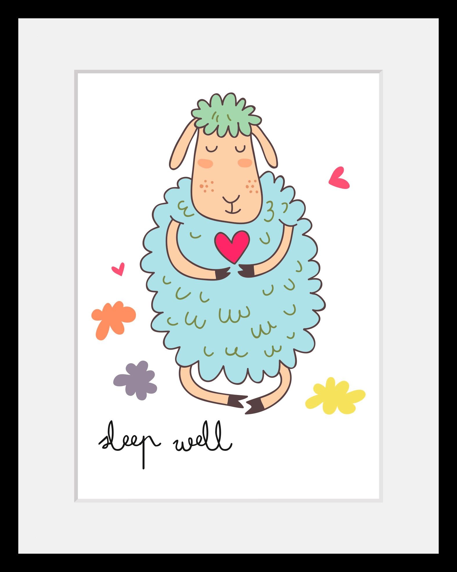 Image of Home affaire Bild »Sleep well«, mit Rahmen bei Ackermann Versand Schweiz