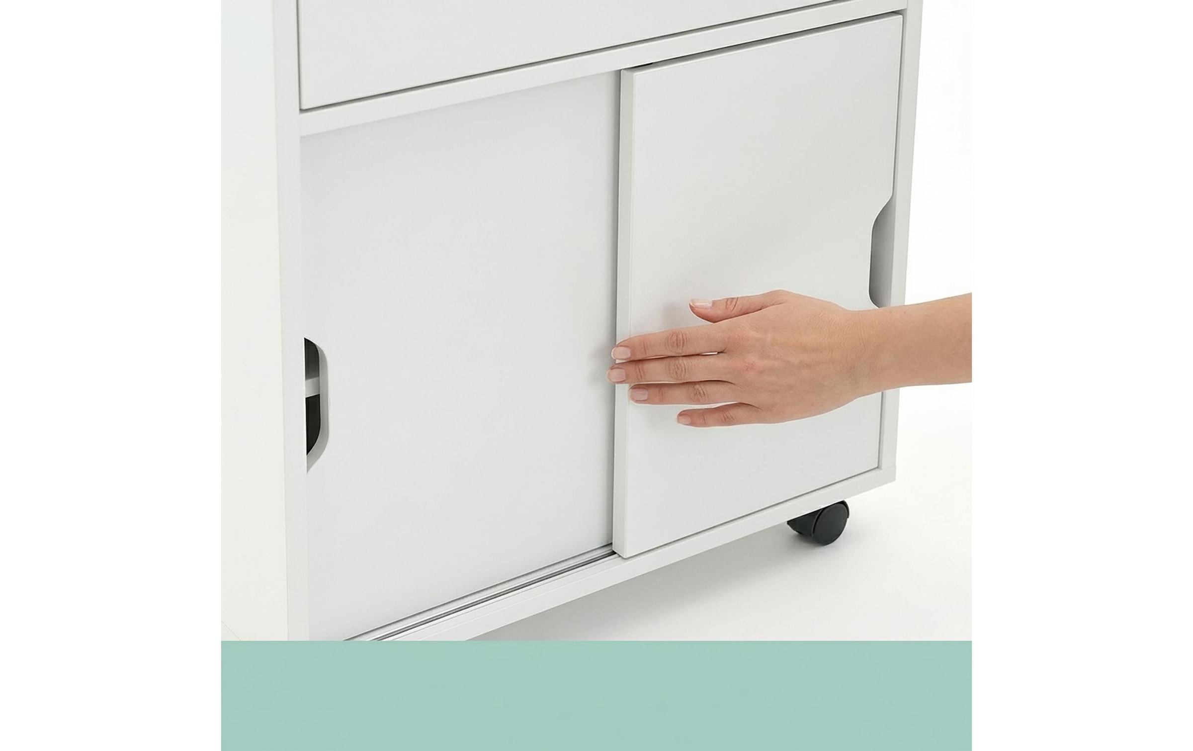 relaxdays Mehrzweckschrank »Nischenwagen 17 x 67 cm«