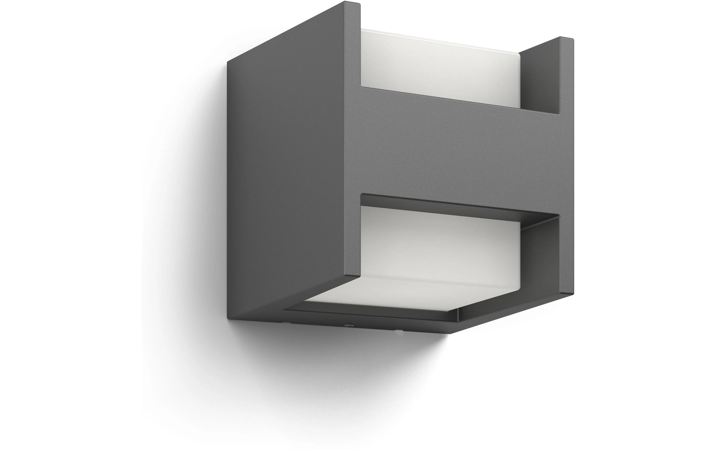 Philips Aussen-Wandleuchte »Arbour UE Up-Down 2700K Anthrazit« Warmweiss
