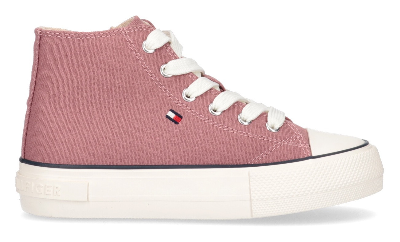 Image of Tommy Hilfiger Sneaker »HIGH TOP LACE-UP SNEAKER ANTIQUE ROSE«, mit Logostickerei bei Ackermann Versand Schweiz