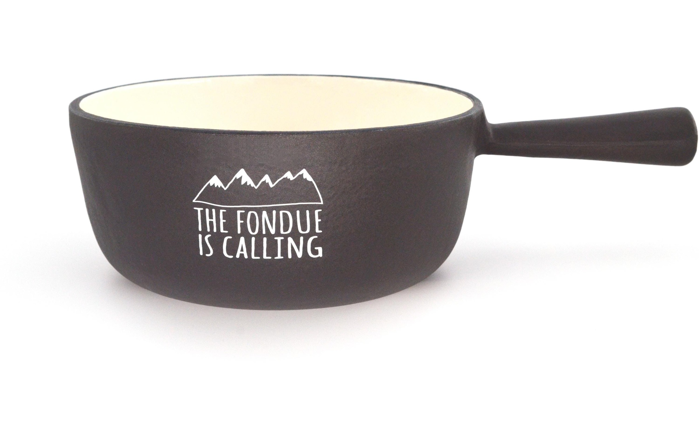 Image of Fonduetopf "Heidi Cheese Line T" Gusseisen
