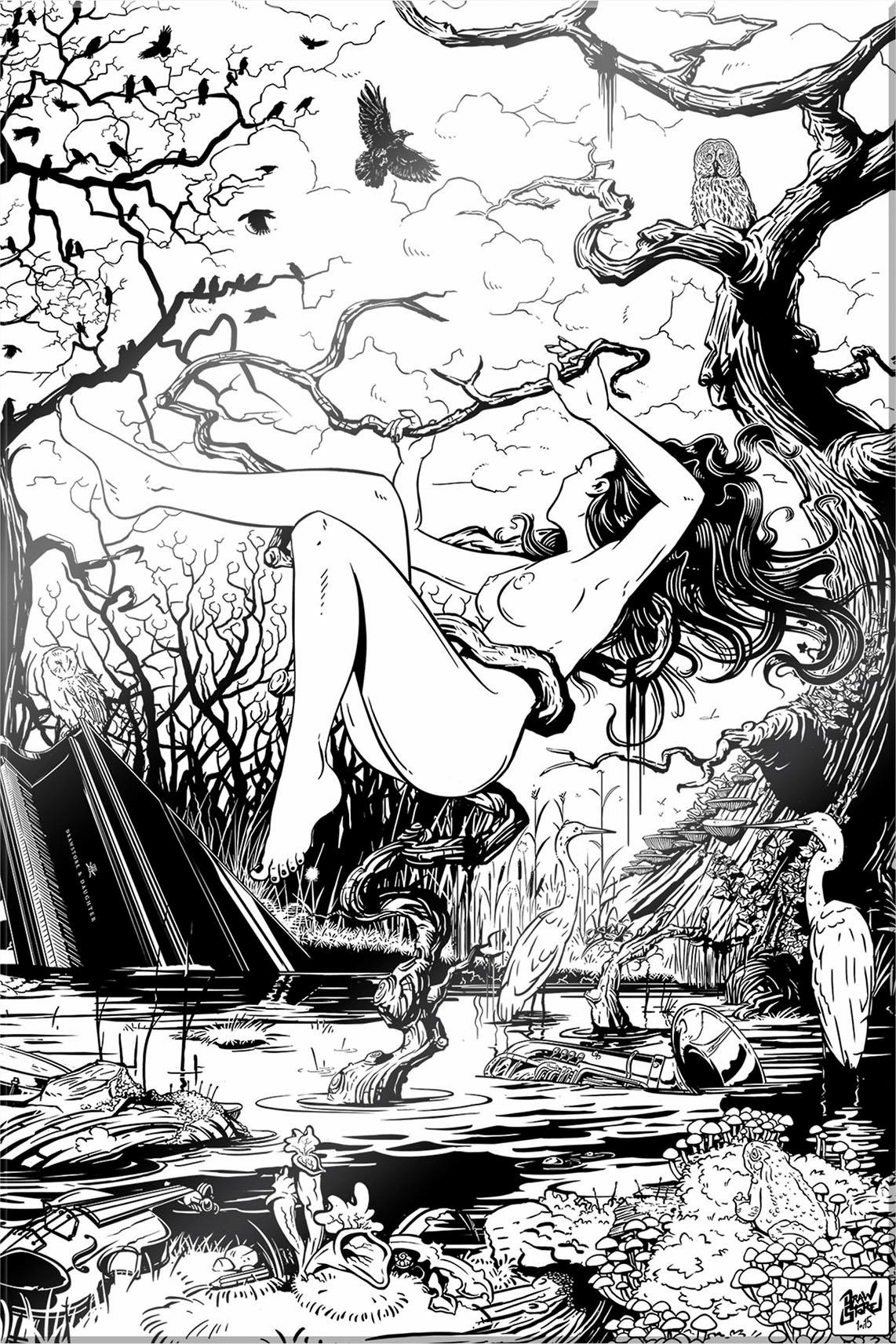 Image of Wall-Art Acrylglasbild »Drawstore - Swampland«, 40/60 cm bei Ackermann Versand Schweiz