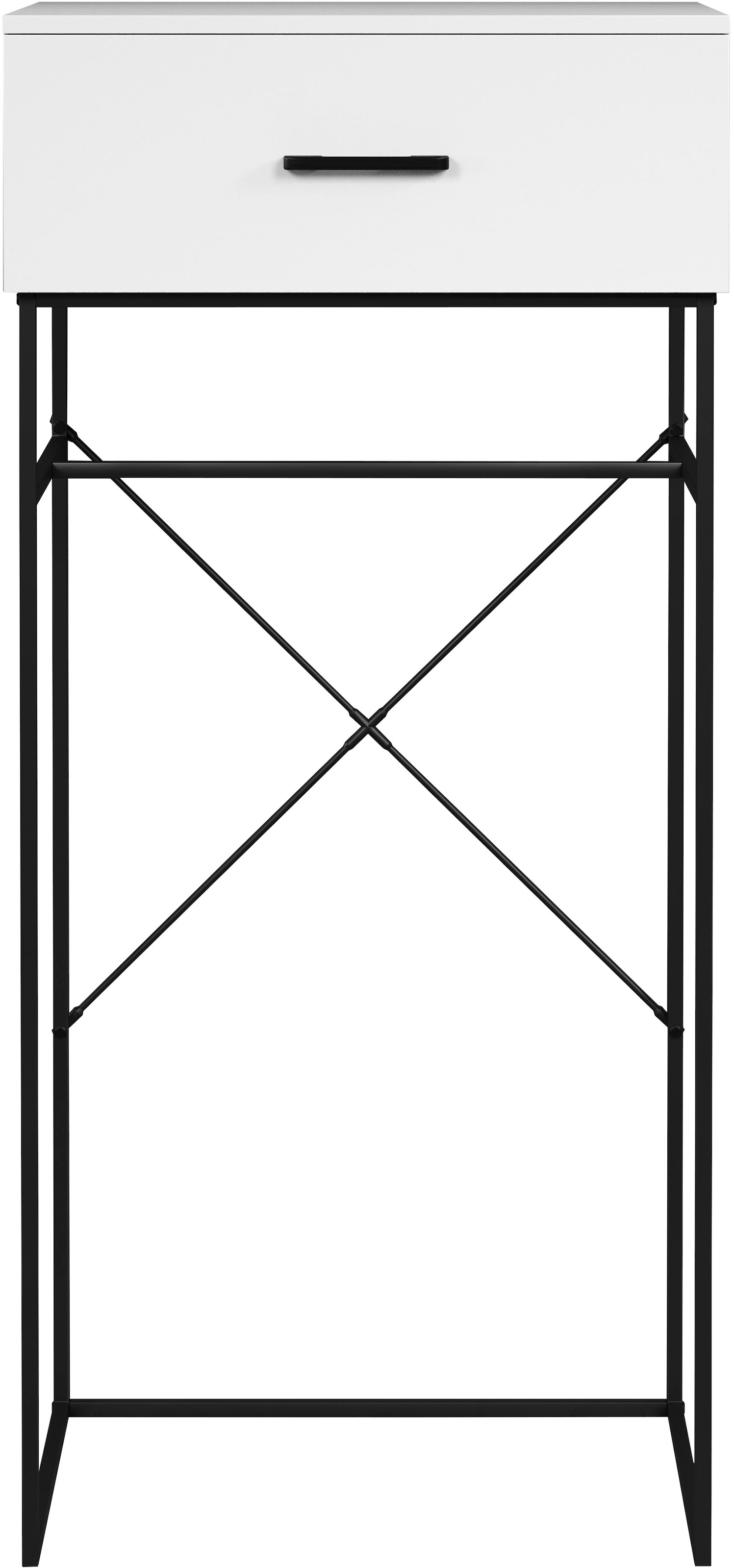 Image of Home affaire Beistelltisch "Sterling" 1 Stk. tlg. Konsolentisch mit 1 Schublade - (B/T/H) 60/48/132 cm