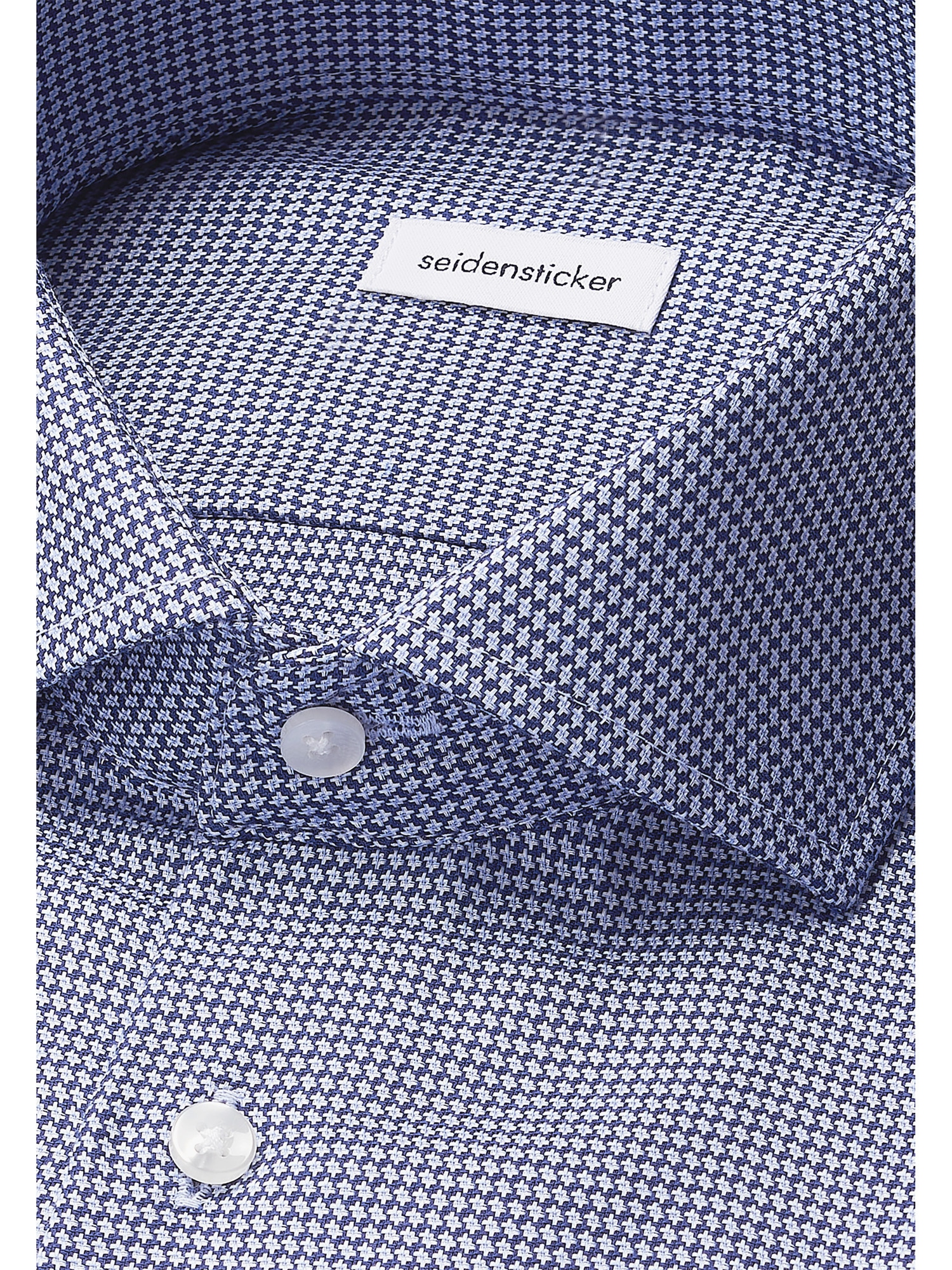 seidensticker Businesshemd »Schwarze Rose« Slim 1/1 Kentkragen Struktur