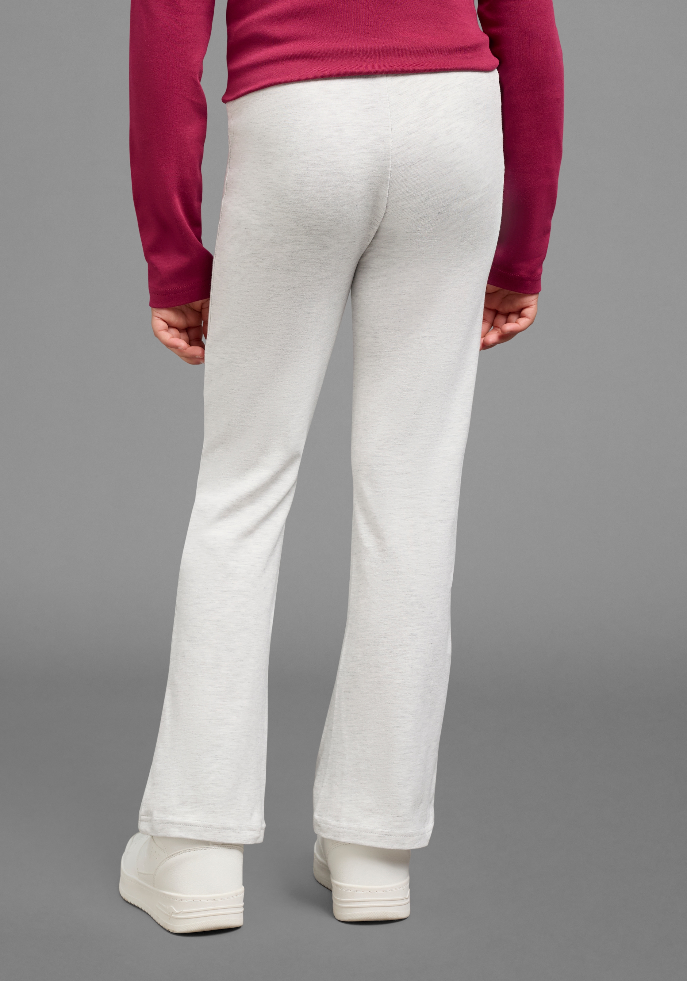 H.I.S Leggings »2er Packung H.I.S Leggings mit Schlag für Mädchen«  Pour TEENS. Lot de 2 pantalons jazz