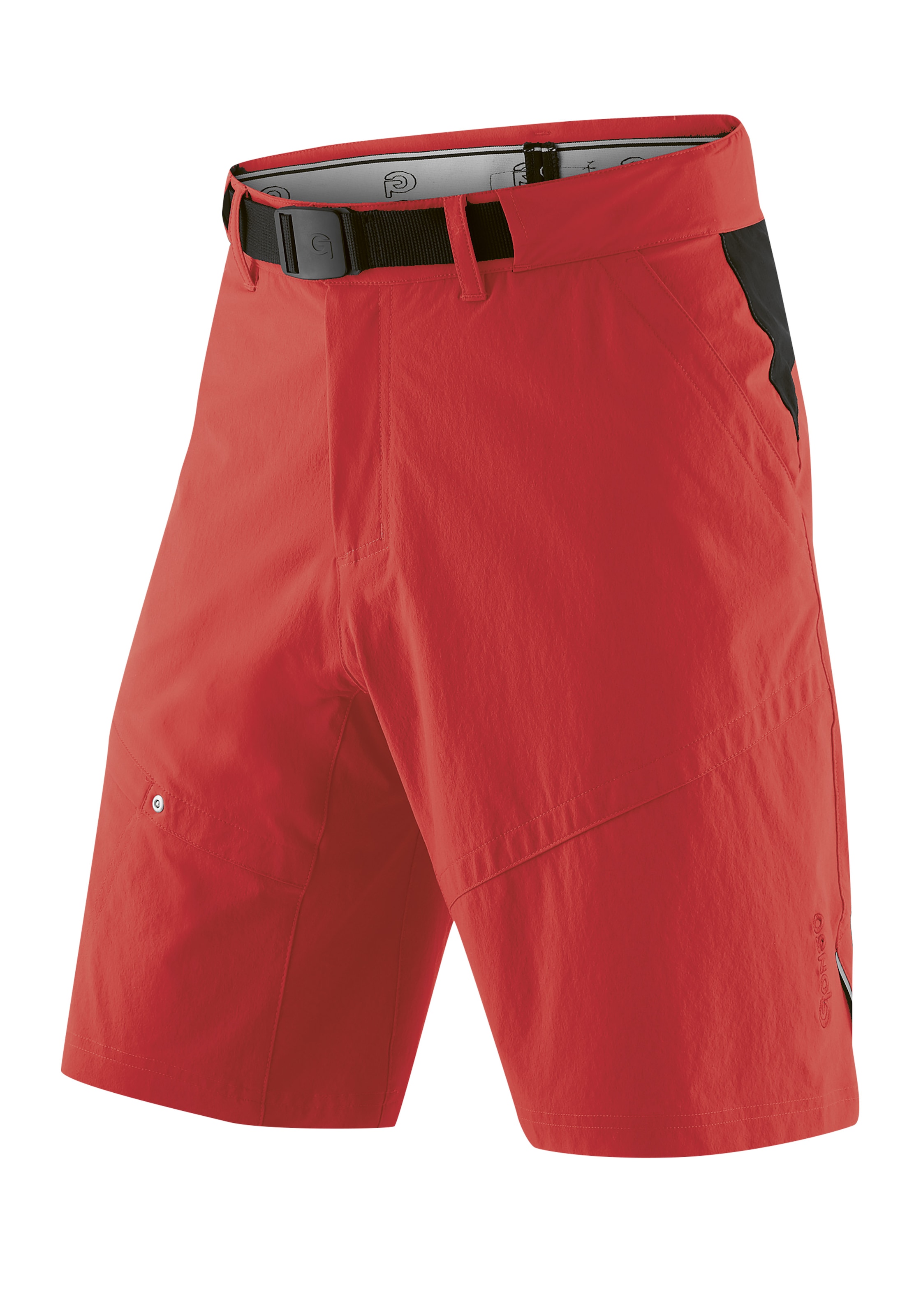 Image of Gonso Fahrradhose »Arico«, kurze Herren Radhose mit Sitzpolster, wasserabweisend, inkl. Gürtel bei Ackermann Versand Schweiz