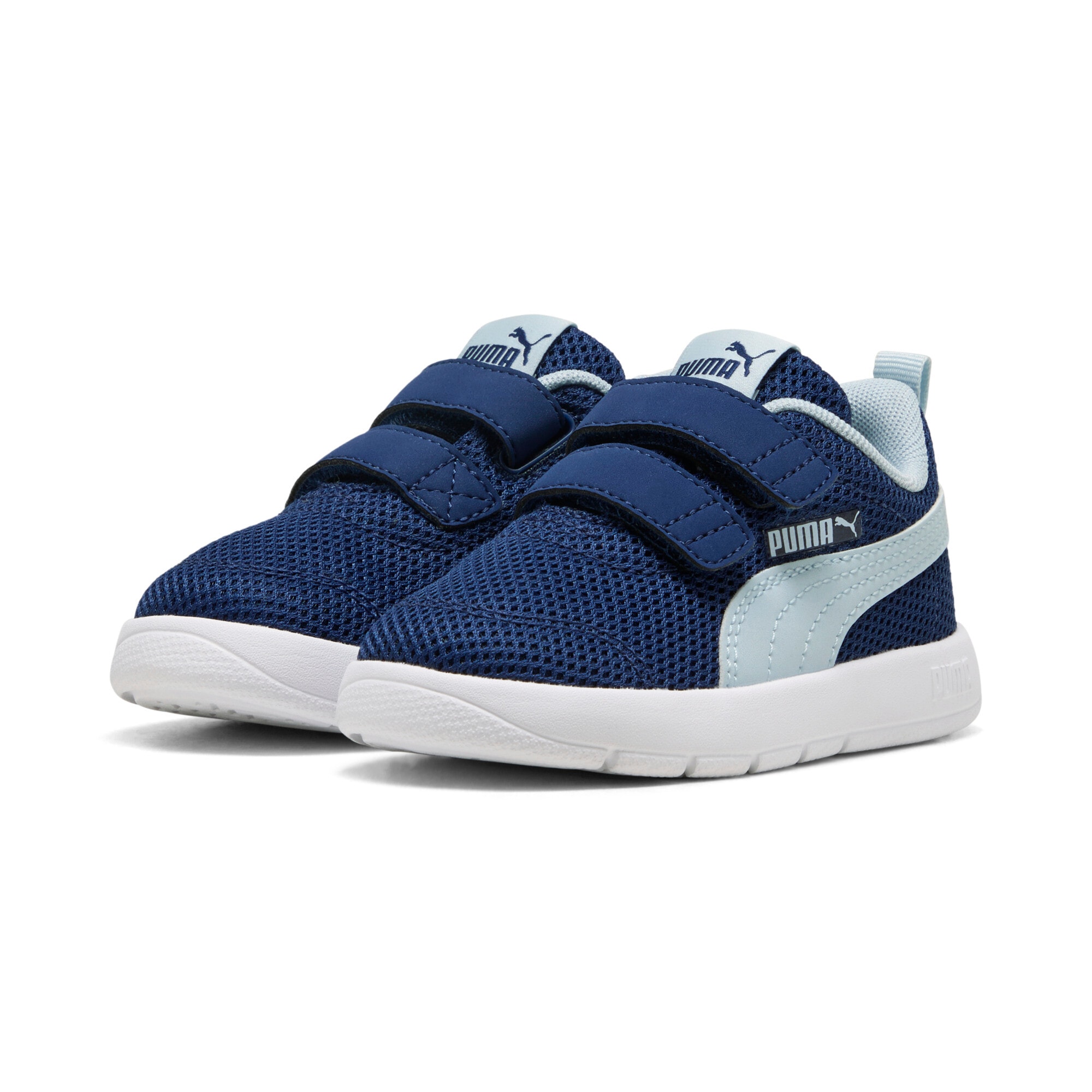 Image of PUMA Sneaker "COURTFLEX V3 MESH INF" mit Klettverschluss, federleicht, mit flexibler Sohle