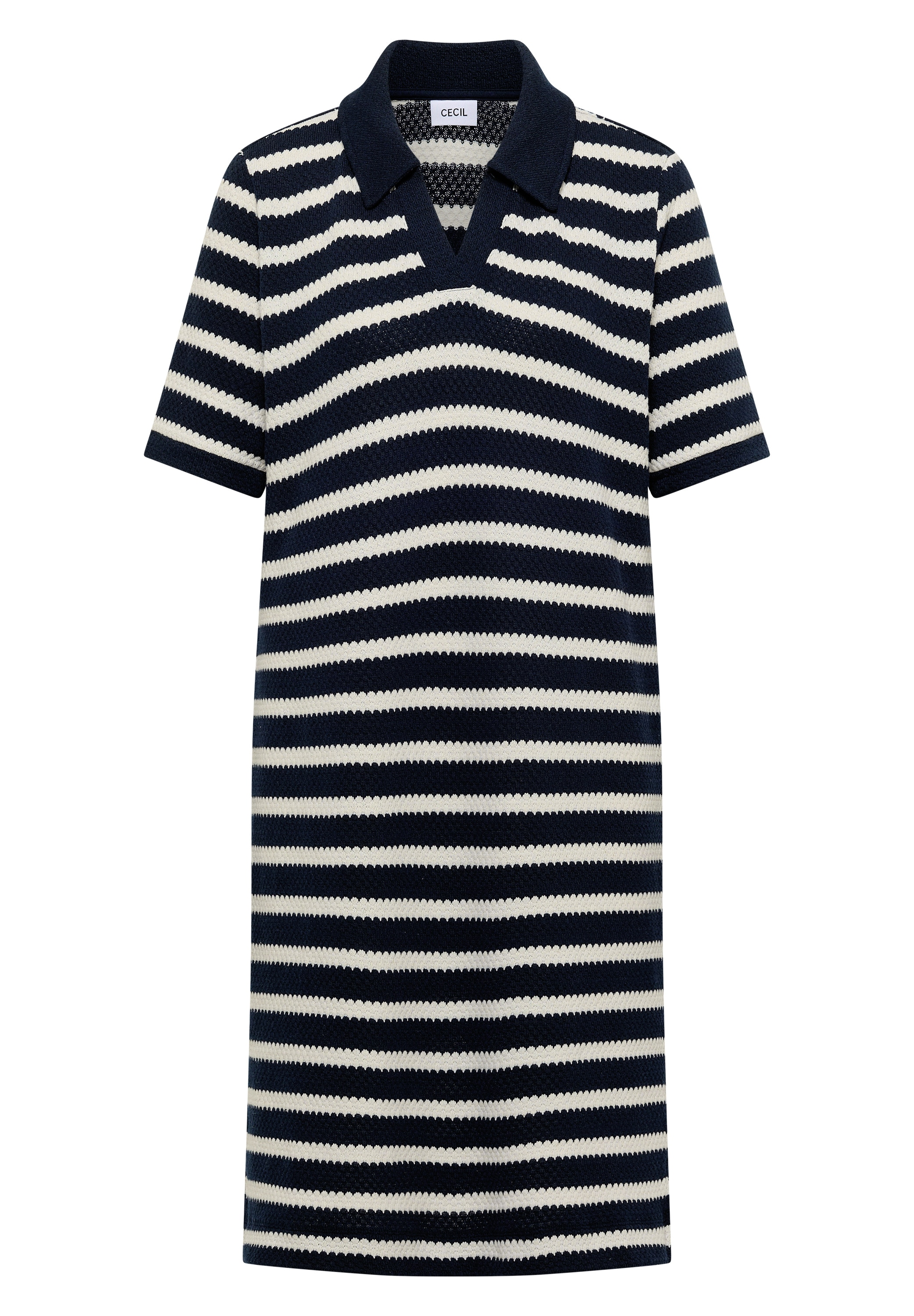 Cecil Robe en tricot en tricot ajouré, longueur genou