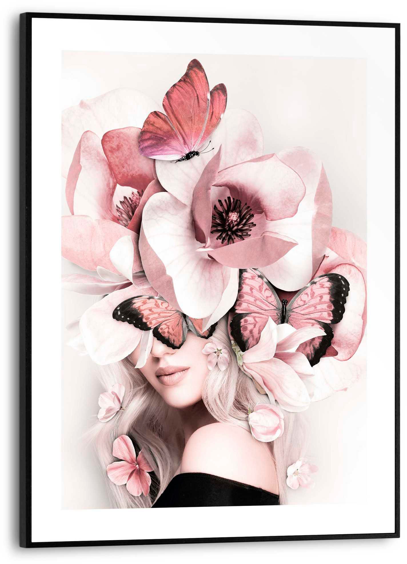 Image of Reinders Poster "Schmetterlingsdame"
