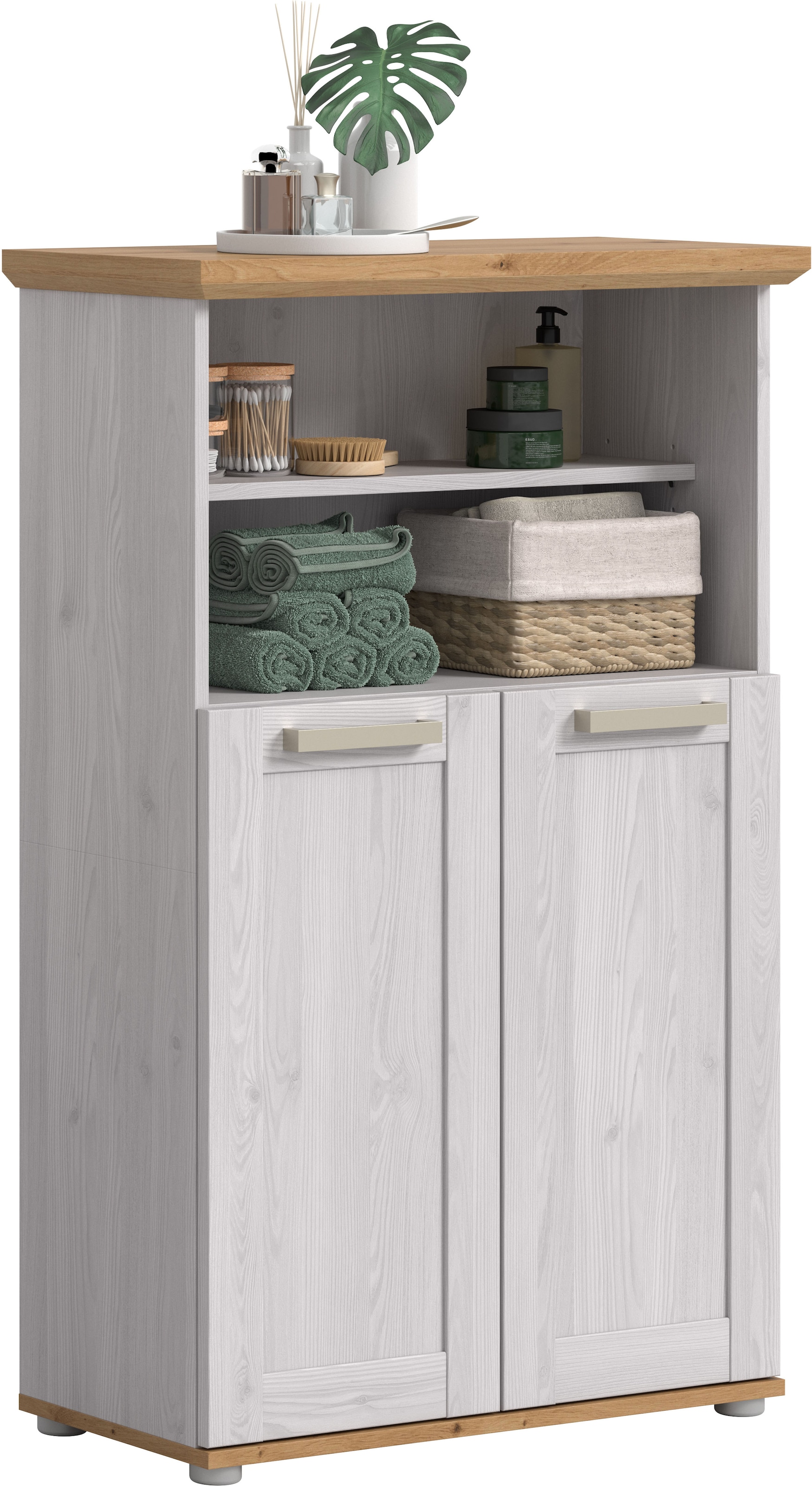 Image of welltime Midischrank "COSENZA" 1 Stk. tlg. Midischrank, Badschrank, Bad, Badezimmer