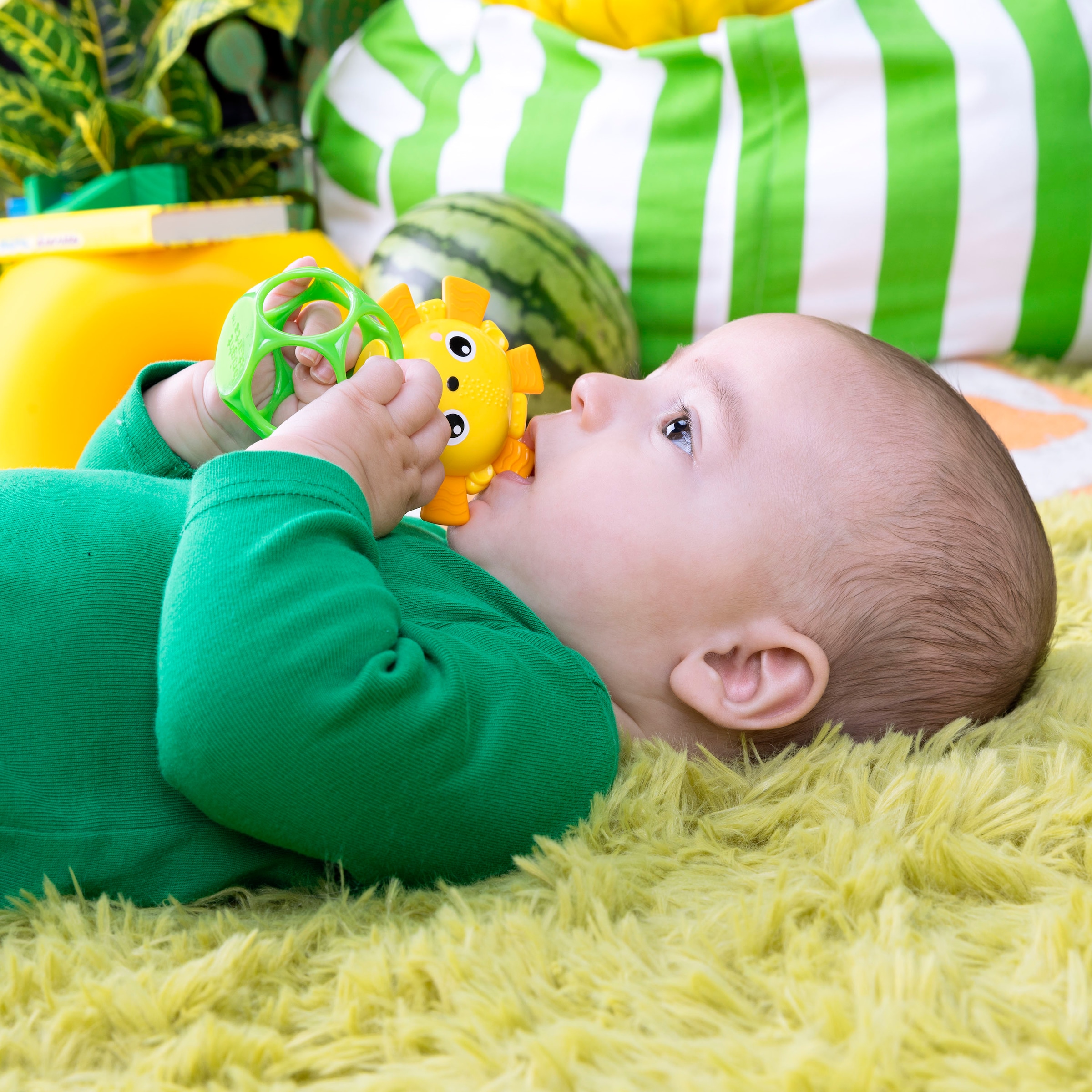 Bright Starts Jouet de préhension »Soother Pals Easy-Grasp Teether Toys«
