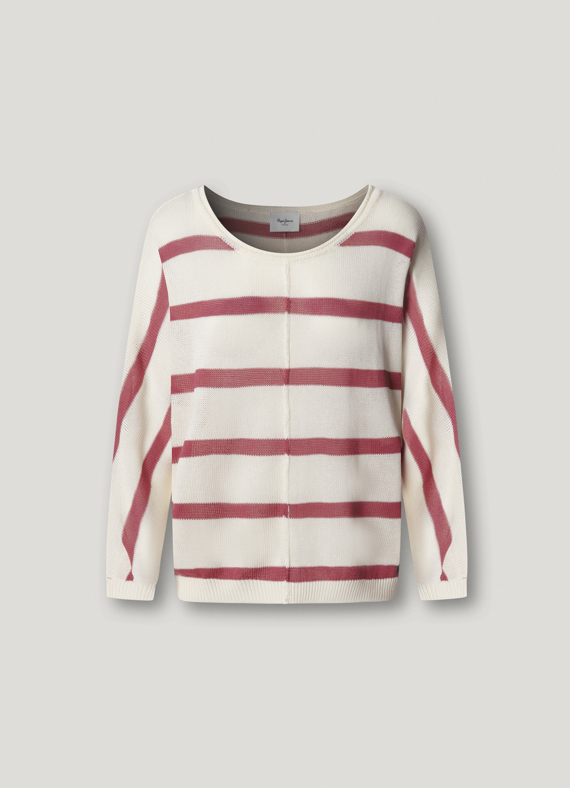 Pepe Jeans Pull en tricot »ALBERTA« im Streifen-Design, locker geschnitten