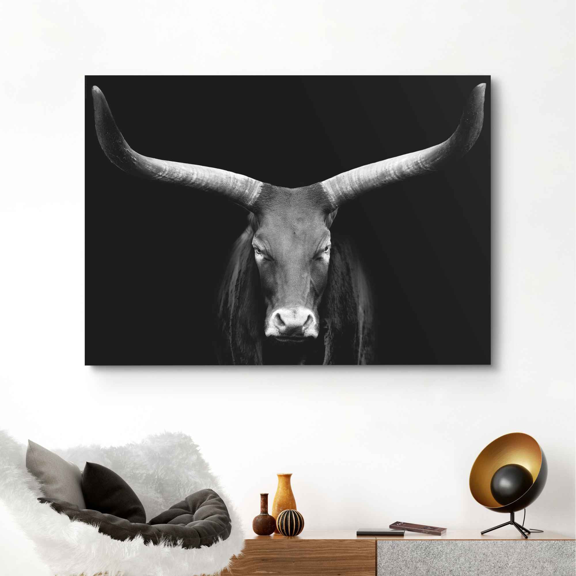 Reinders! Watusi Close-up Wandbild St.) - - »Afrikanische Kuh bequem kaufen (1 Auerochse Geweih«, -