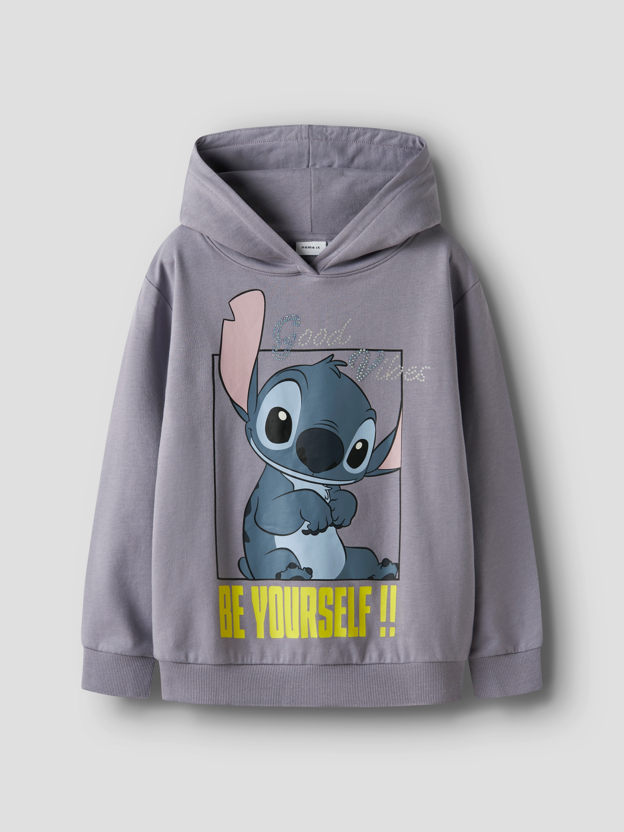 Name It Kapuzensweatshirt »NKFDYS STITCH NREG SWEAT WH BRU WDI«

