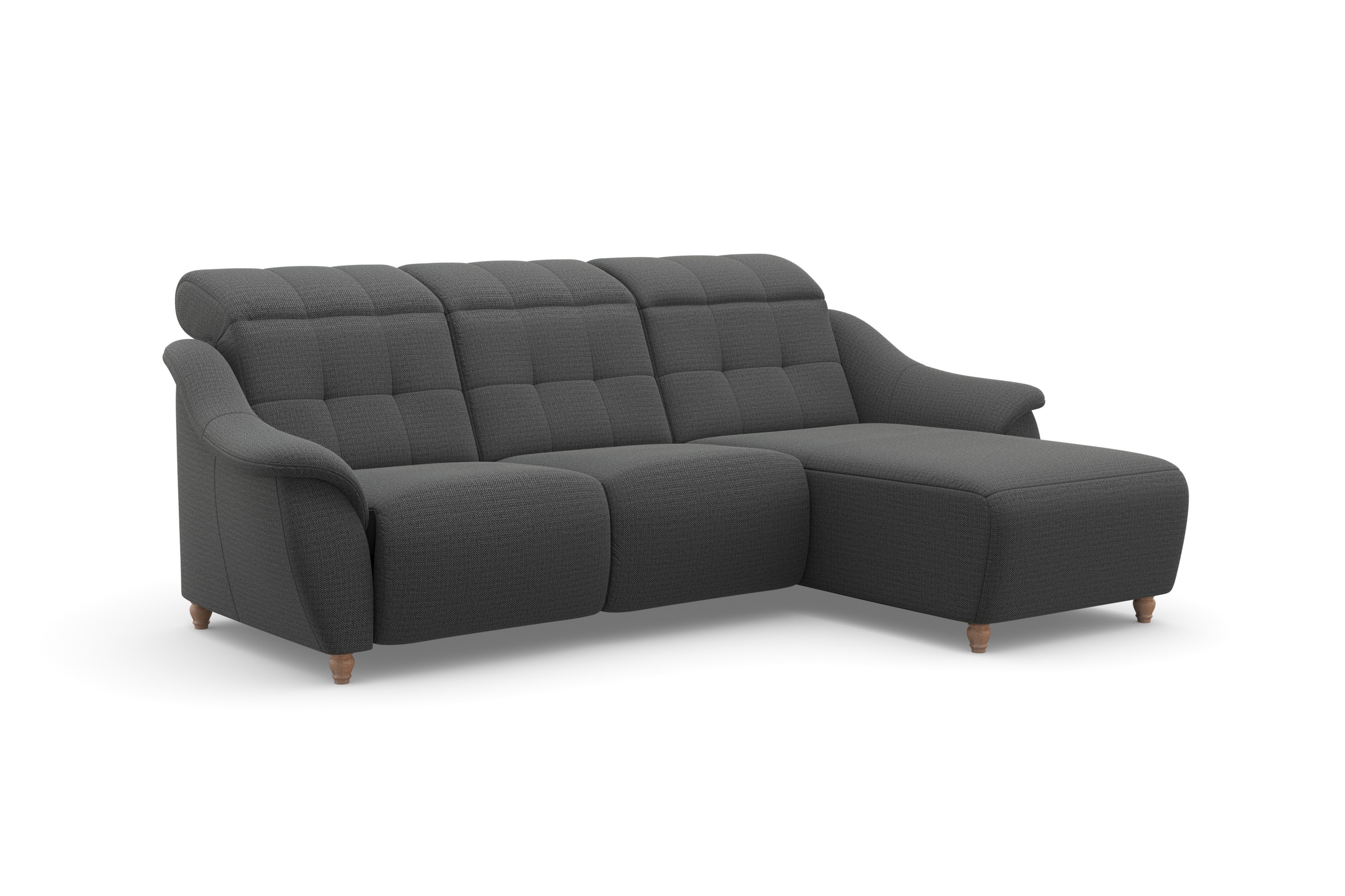 Home affaire Ecksofa »Boston L-Form« Kopfteilverstellung an jeder Sitzfläche, wahlweise Relaxfunktion