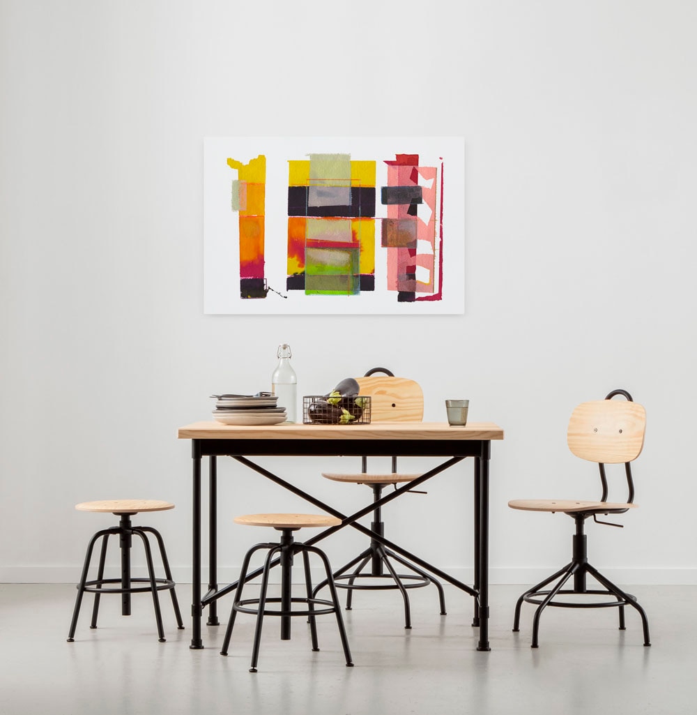 Image of Komar Leinwandbild "Cheering - Grösse 60 x 90 cm" Natur 1 Stk. tlg. Keilrahmenbild mi Echtholzrahmen