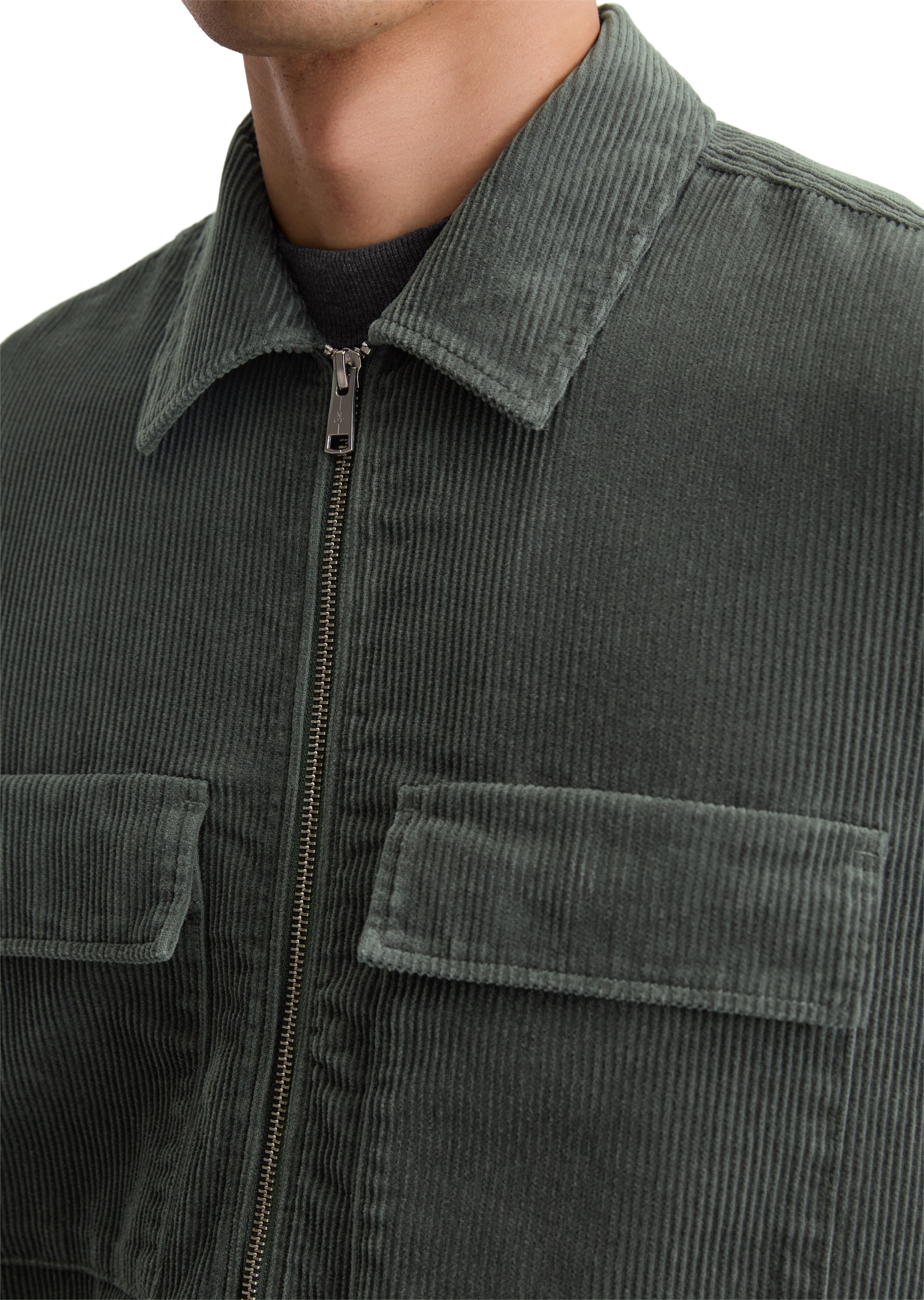 Marc O'Polo Hemdjacke Reissverschluss, Brusttaschen, Lockerer Fit