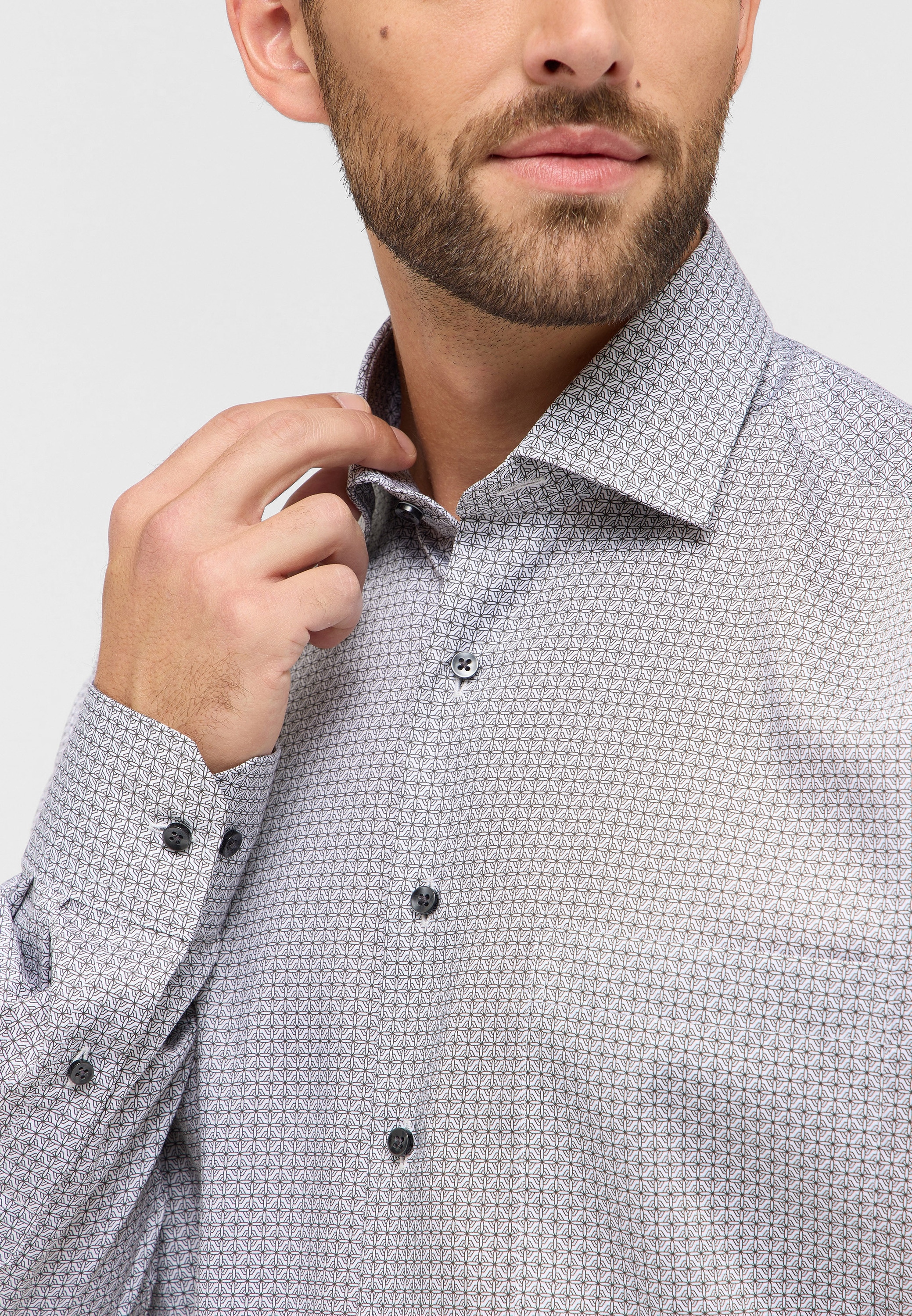 Eterna Langarmhemd »COMFORT FIT«, NON IRON (bügelfrei)