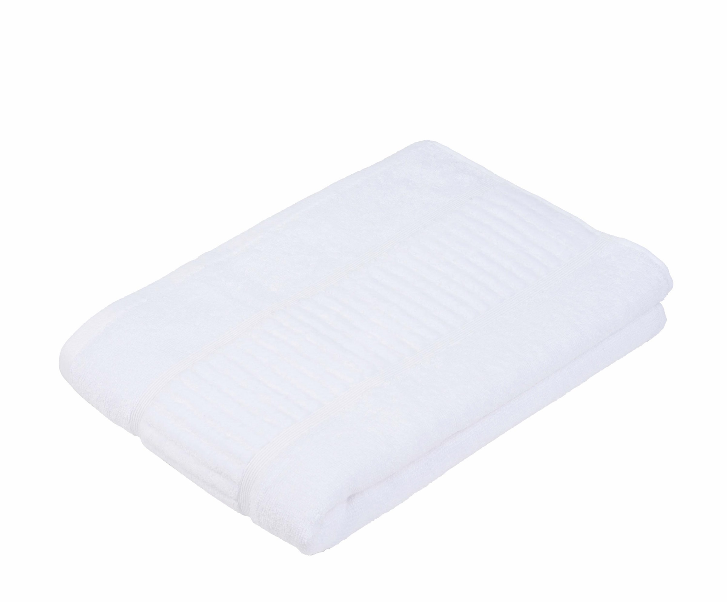 Gözze Badetuch »BIO Frottier« Bio-Baumwolle, Uni-Farben, mit geschorener Bordüre, Pastell Farben