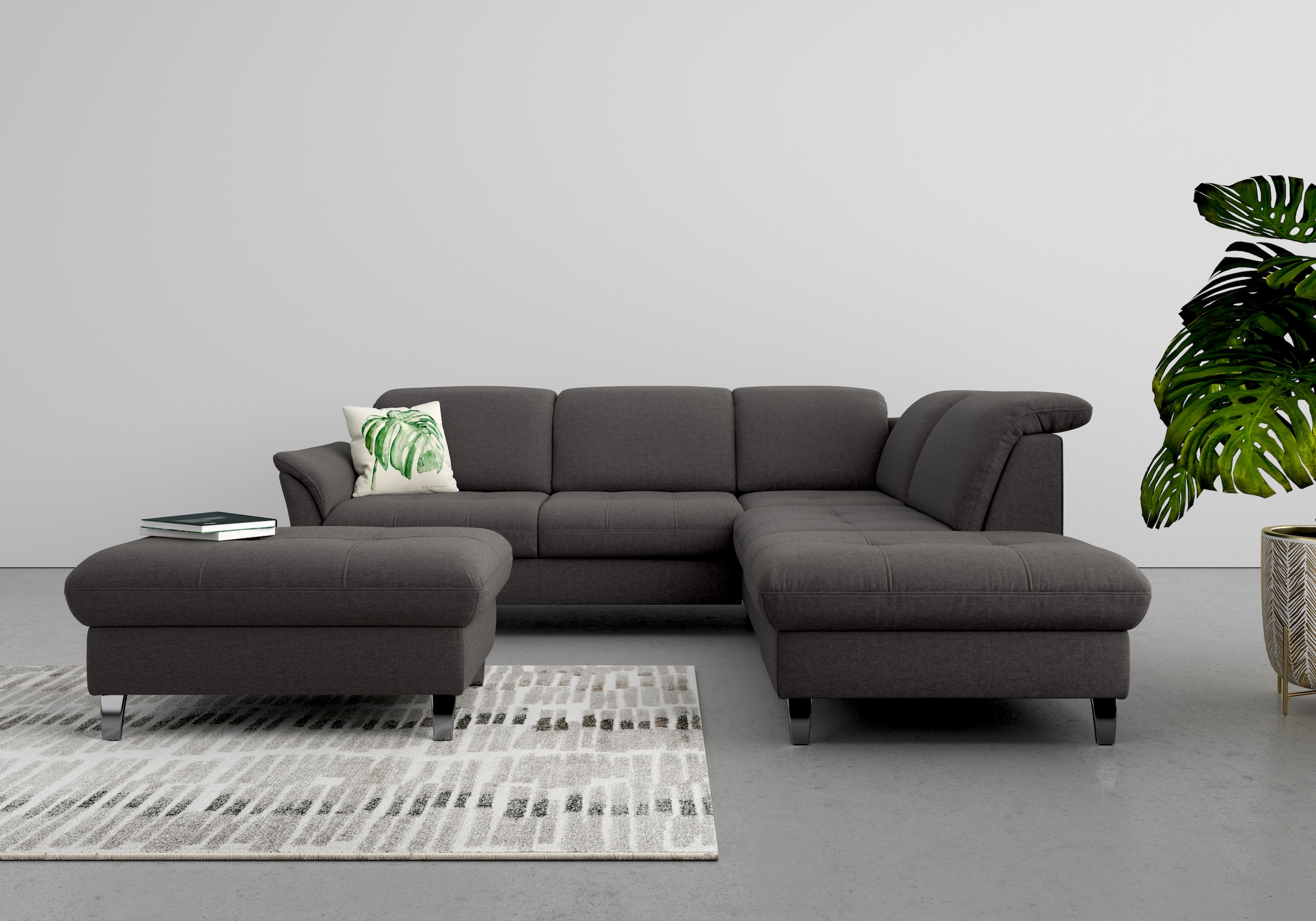 sit&more Stauraumhocker »Maggiore« mit Stauraum und modernen Metallbeinen