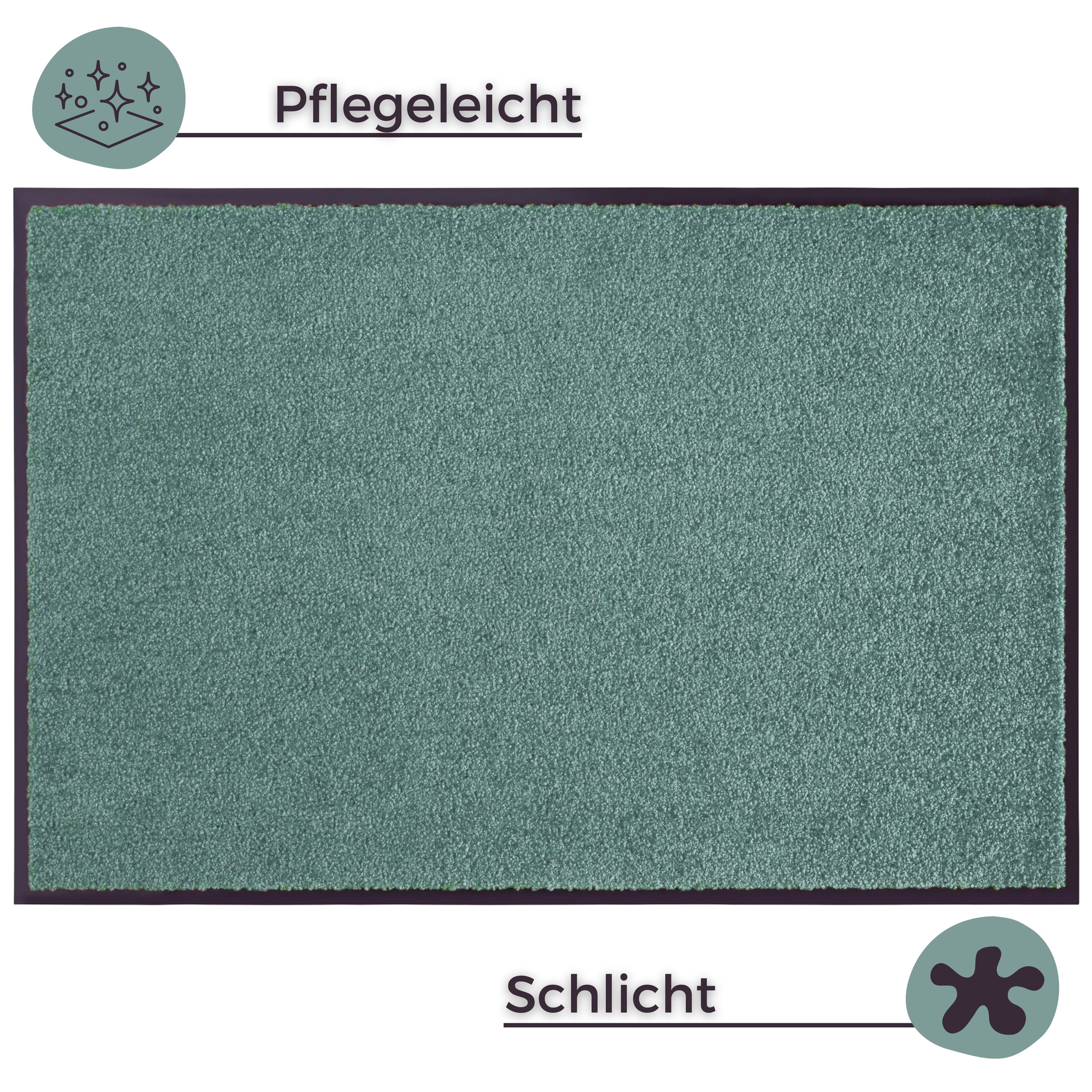 HANSE Home Fussmatte »Wash & Clean«, rechteckig, 7 mm Höhe, Schmutzfangmatte, Türmatte, In- und Outdoor, Teppich, Läufer, waschbar
