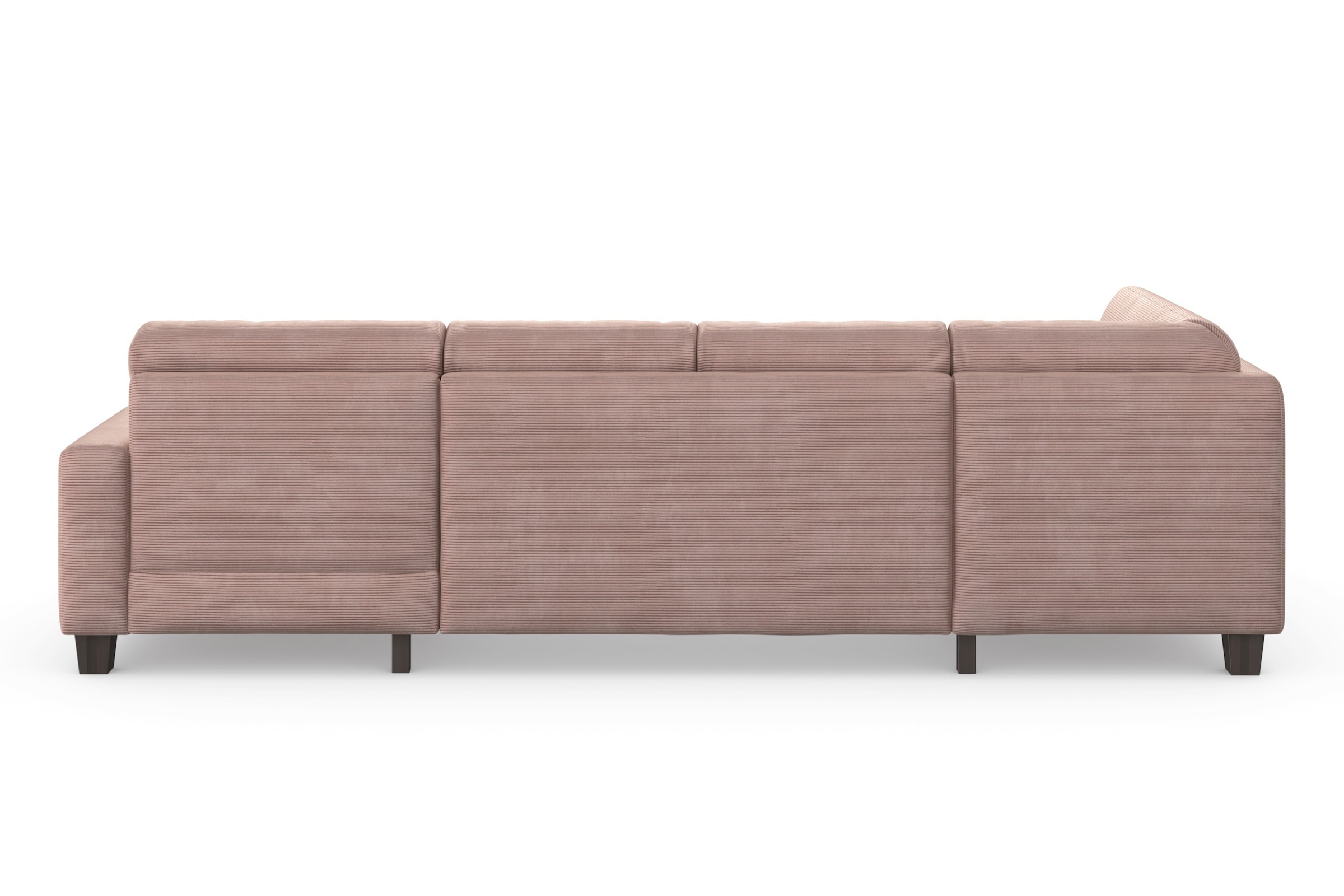 Home affaire Wohnlandschaft »Summer U-Form« mit oder ohne Bettfunktion und Bettkasten, wengefarbene Holzfüsse