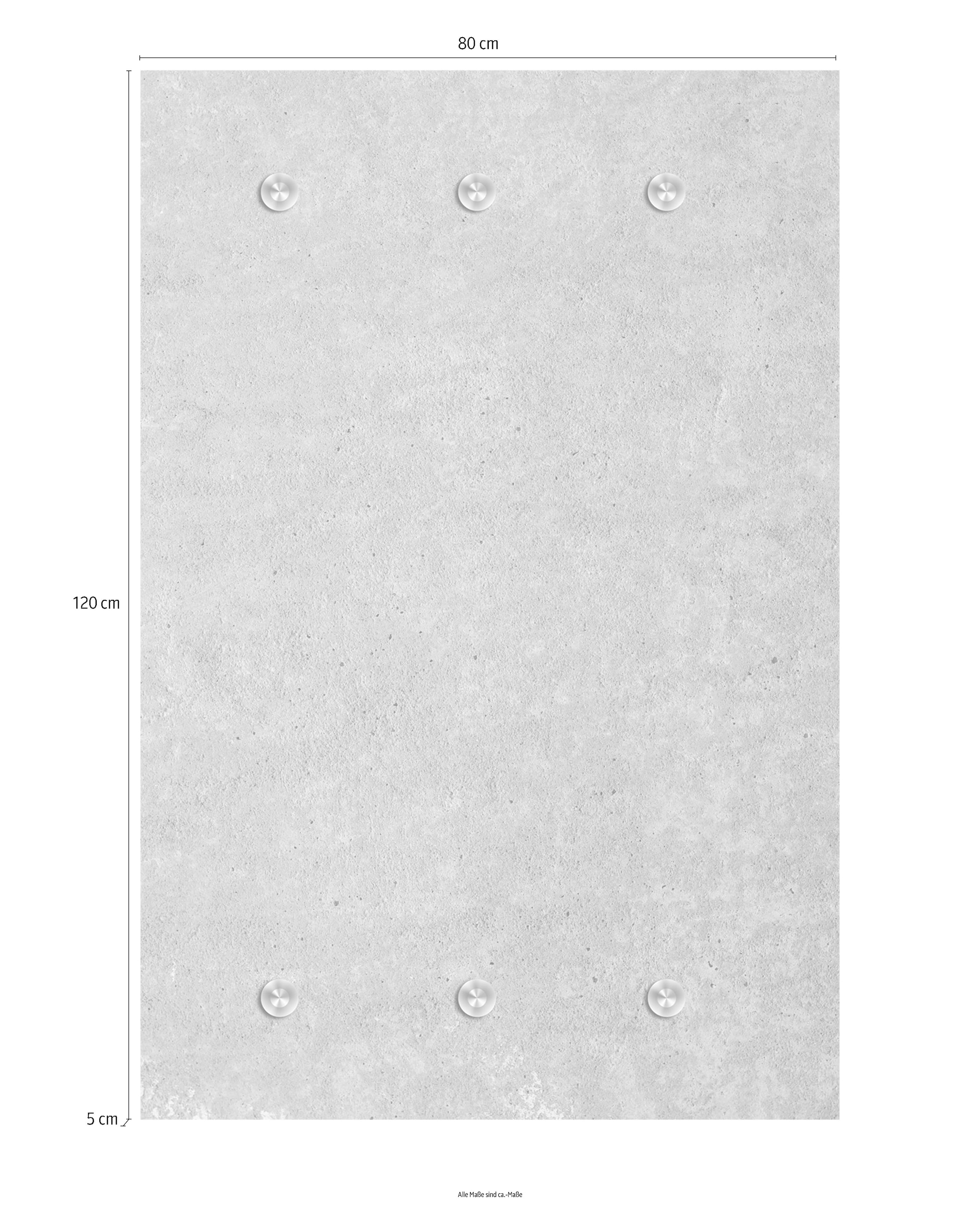 queence Garderobenleiste »Wand« mit 6 Haken, 80 x 120 cm