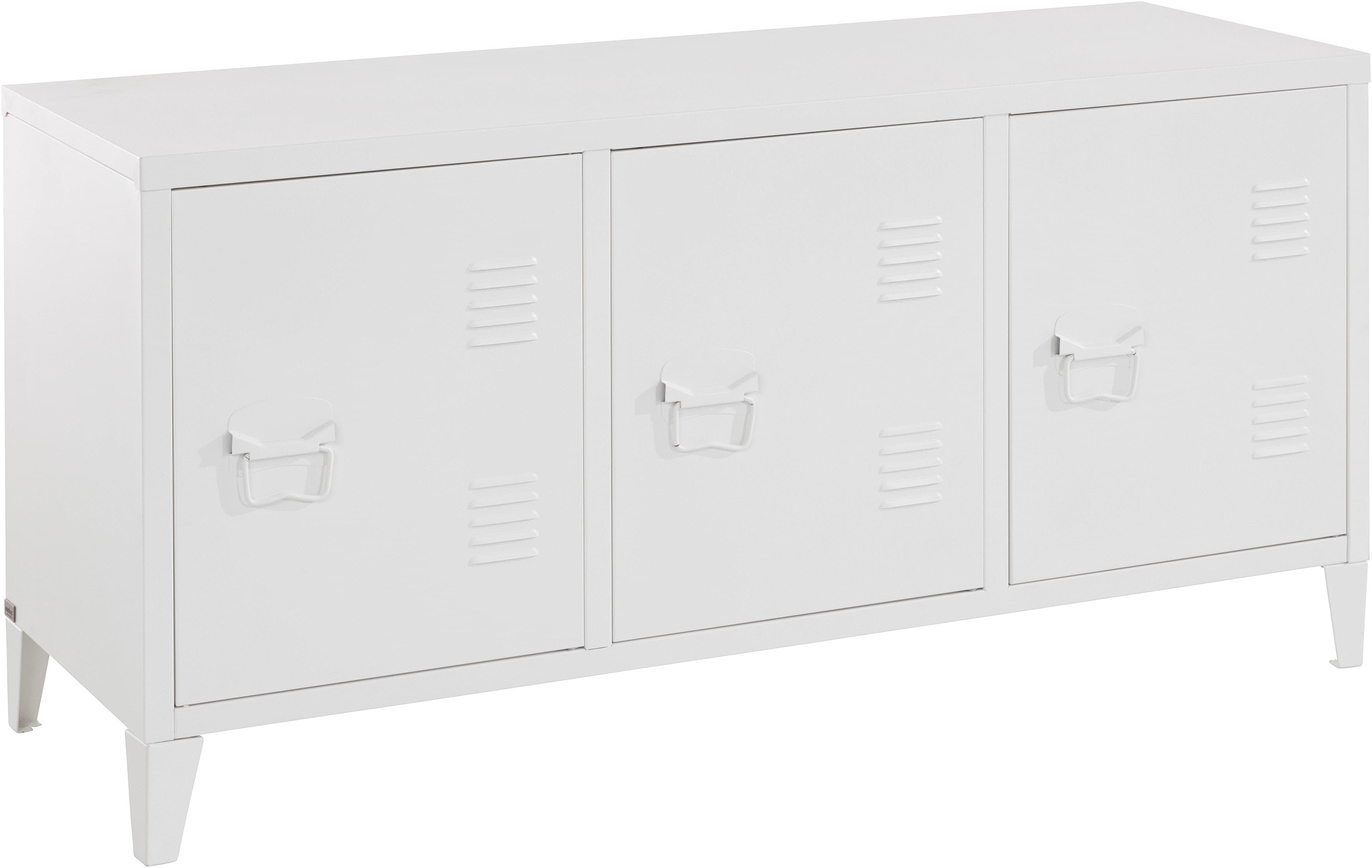 Image of andas Lowboard »Jensjorg«, Lowboard aus pflegeleitem Metall in minimalistishes Design, mit 1 x Einlegeboden hinter der Tür, in verschiedenen Farbvarianten erhältlich, Breite 120 cm bei Ackermann Versand Schweiz