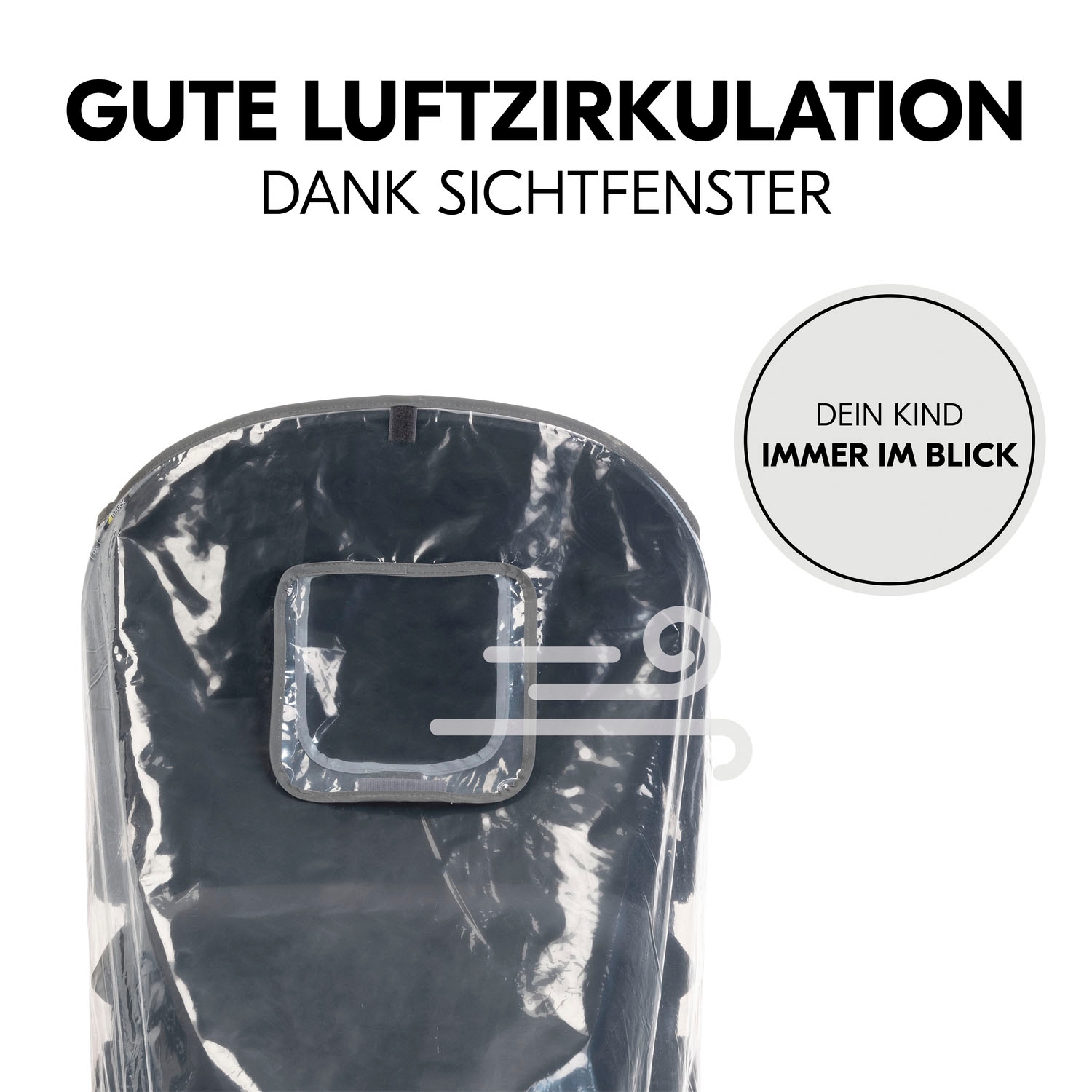 Hauck Kinderwagen-Regenschutzhülle »Pushchair Raincover 3W« für 3-Rad-Buggy
